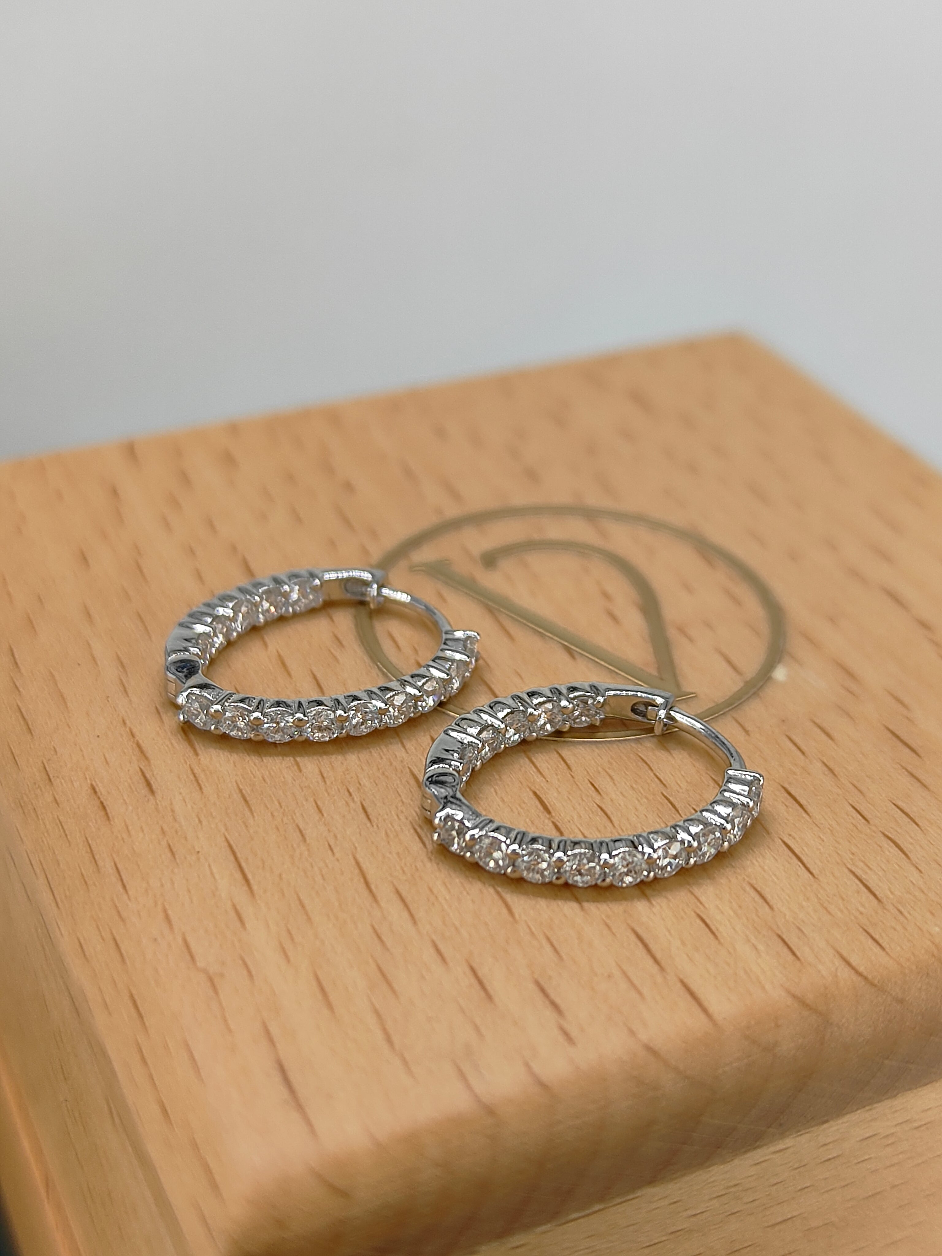 Anna Diamond Hoops