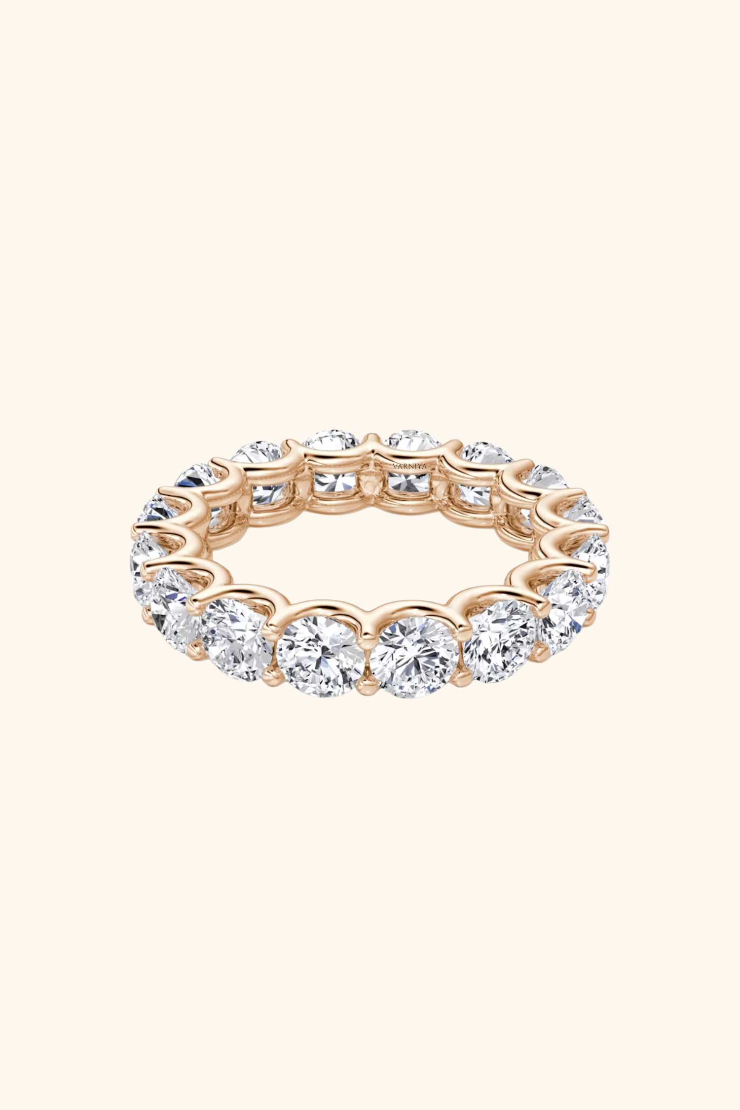 Celeste Round Brilliant Diamond Eternity Band