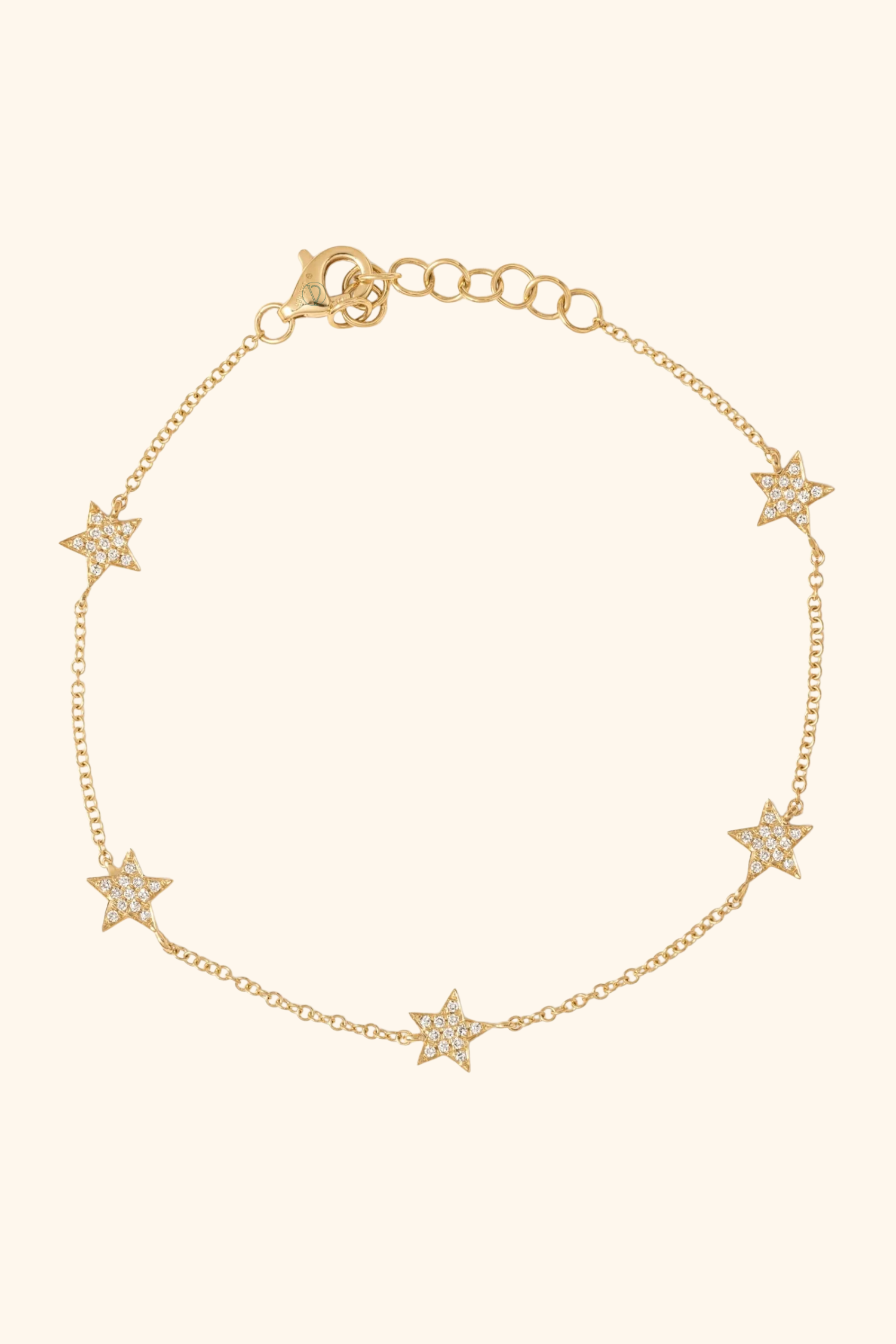 Pavé Star Station Bracelet