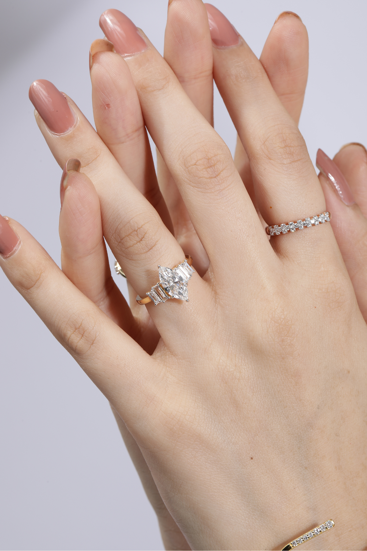 1.52Ct Panchsheel Marquise Solitaire Ring in Ring Size 12