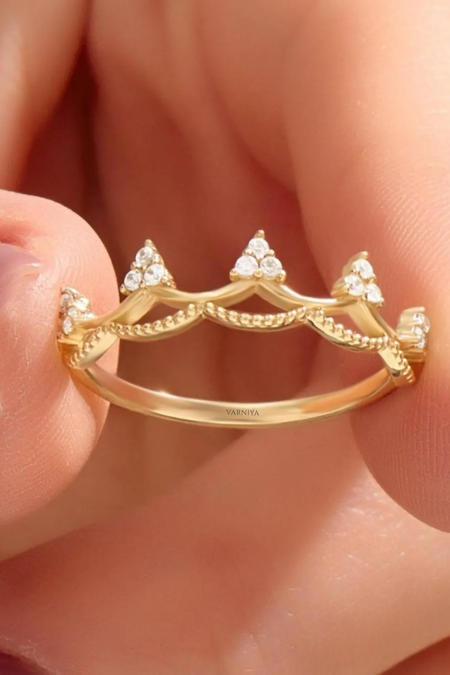 Tiara Lace Ring