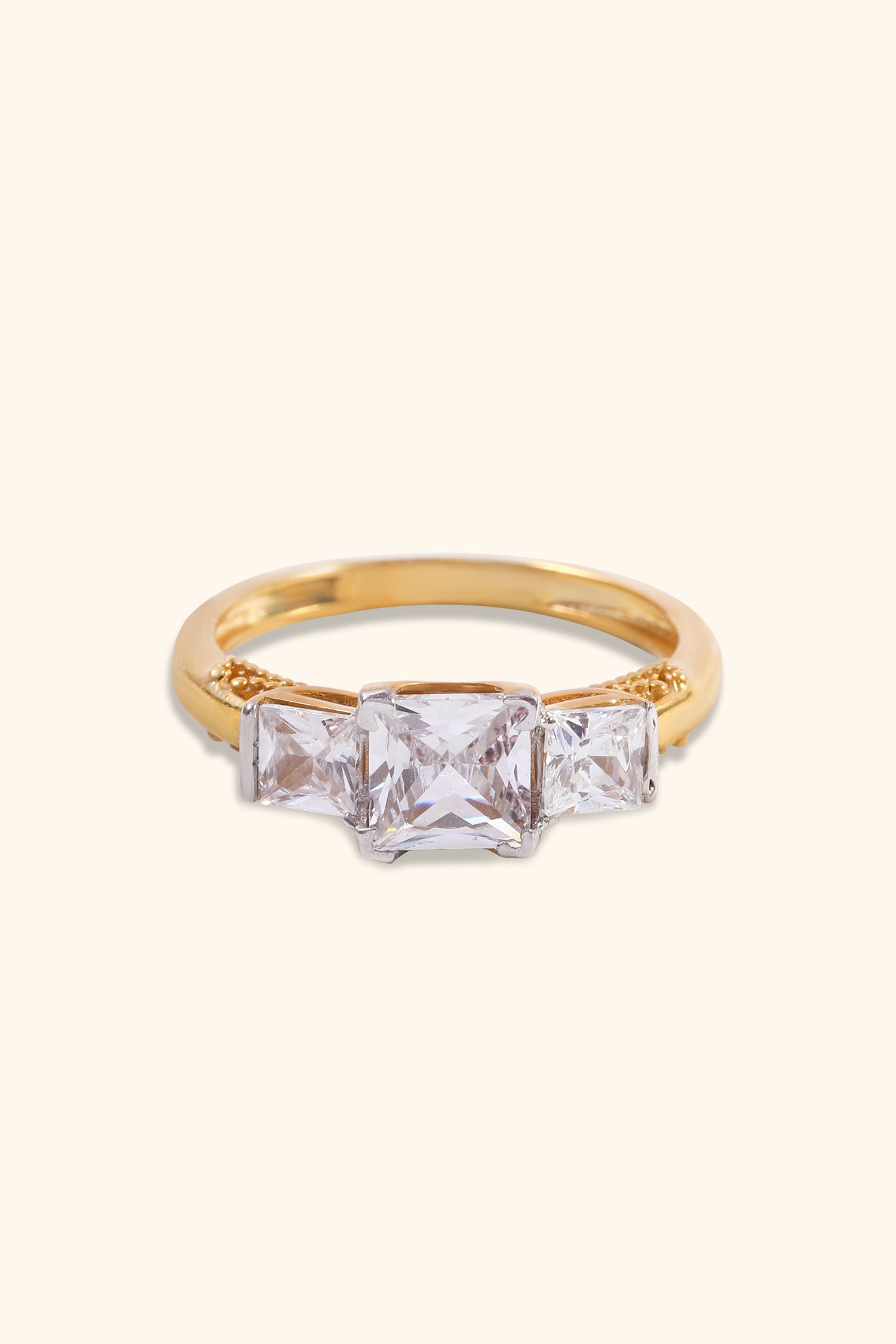 Catalina Trilogy Princess Solitaire Ring