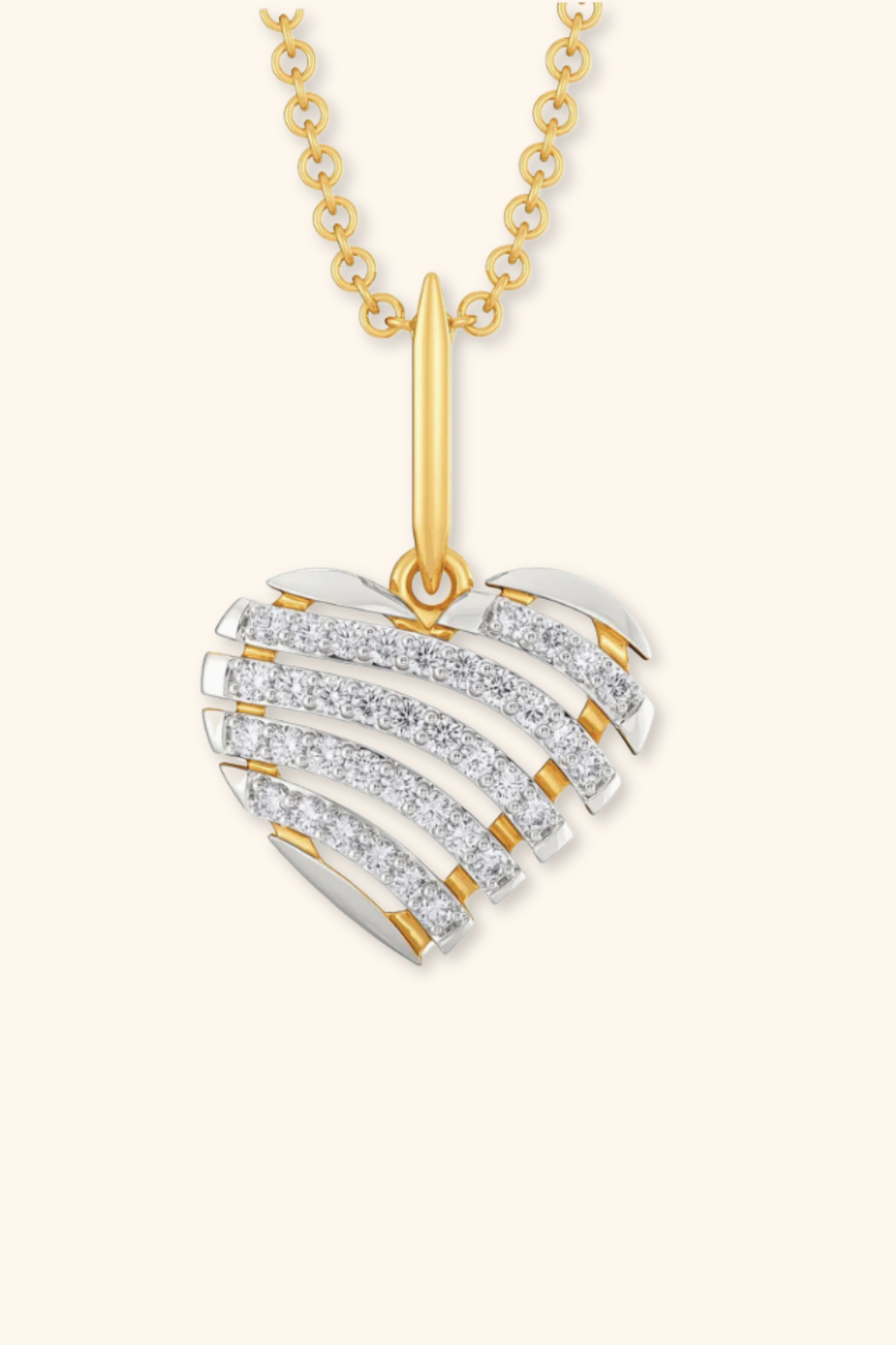 Verona Pavé Heart Pendant