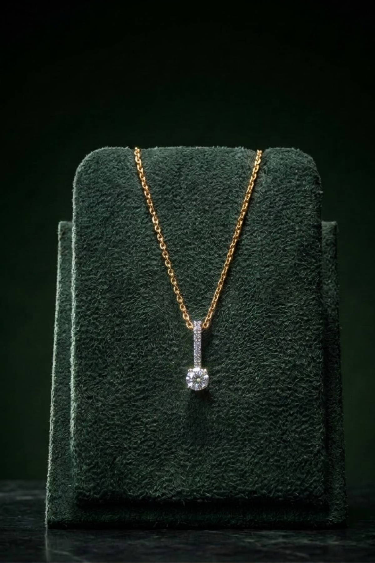 0.30Ct Pavé Diamond Bail Pendant