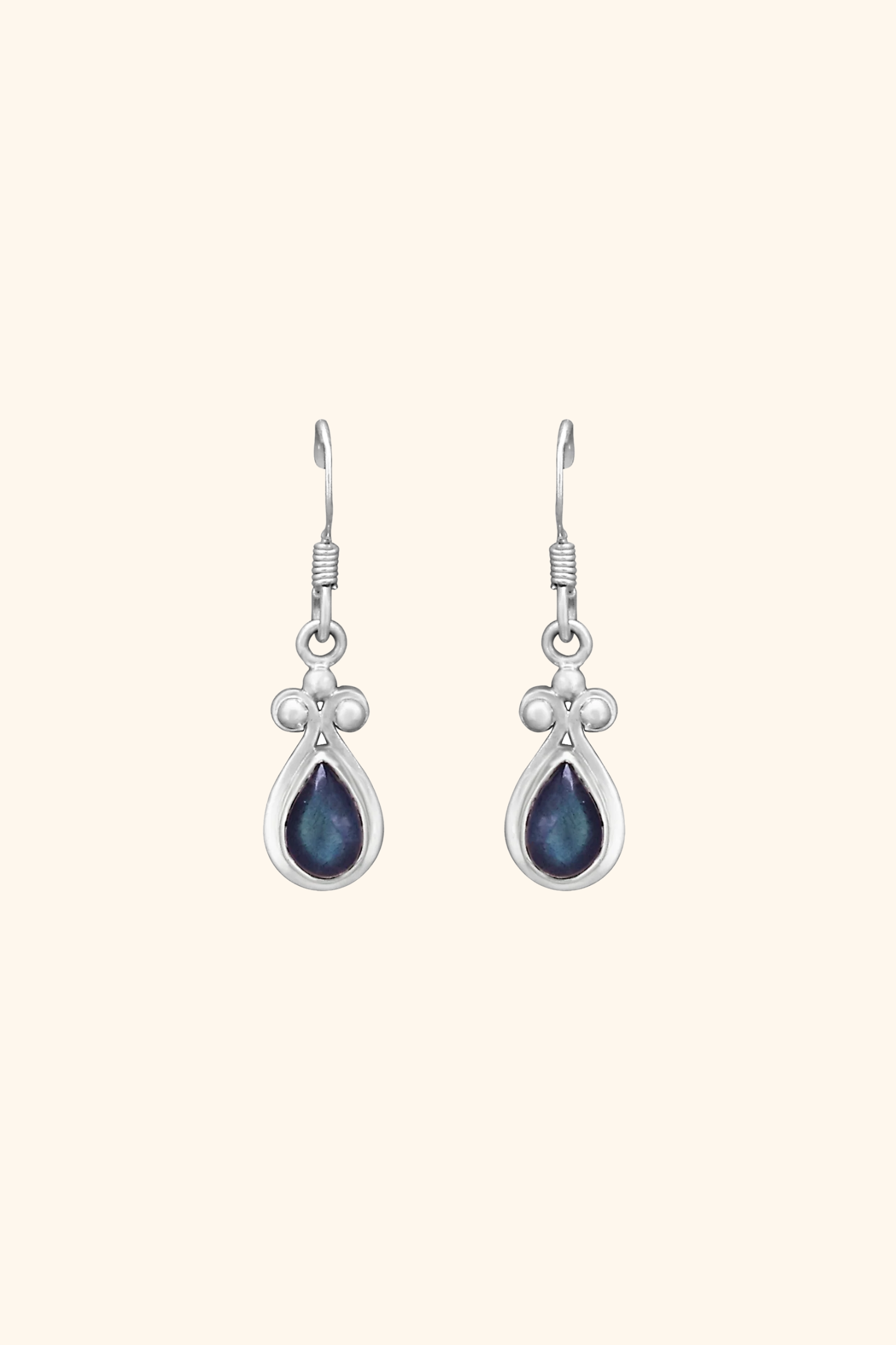 Silver Drop Danglers