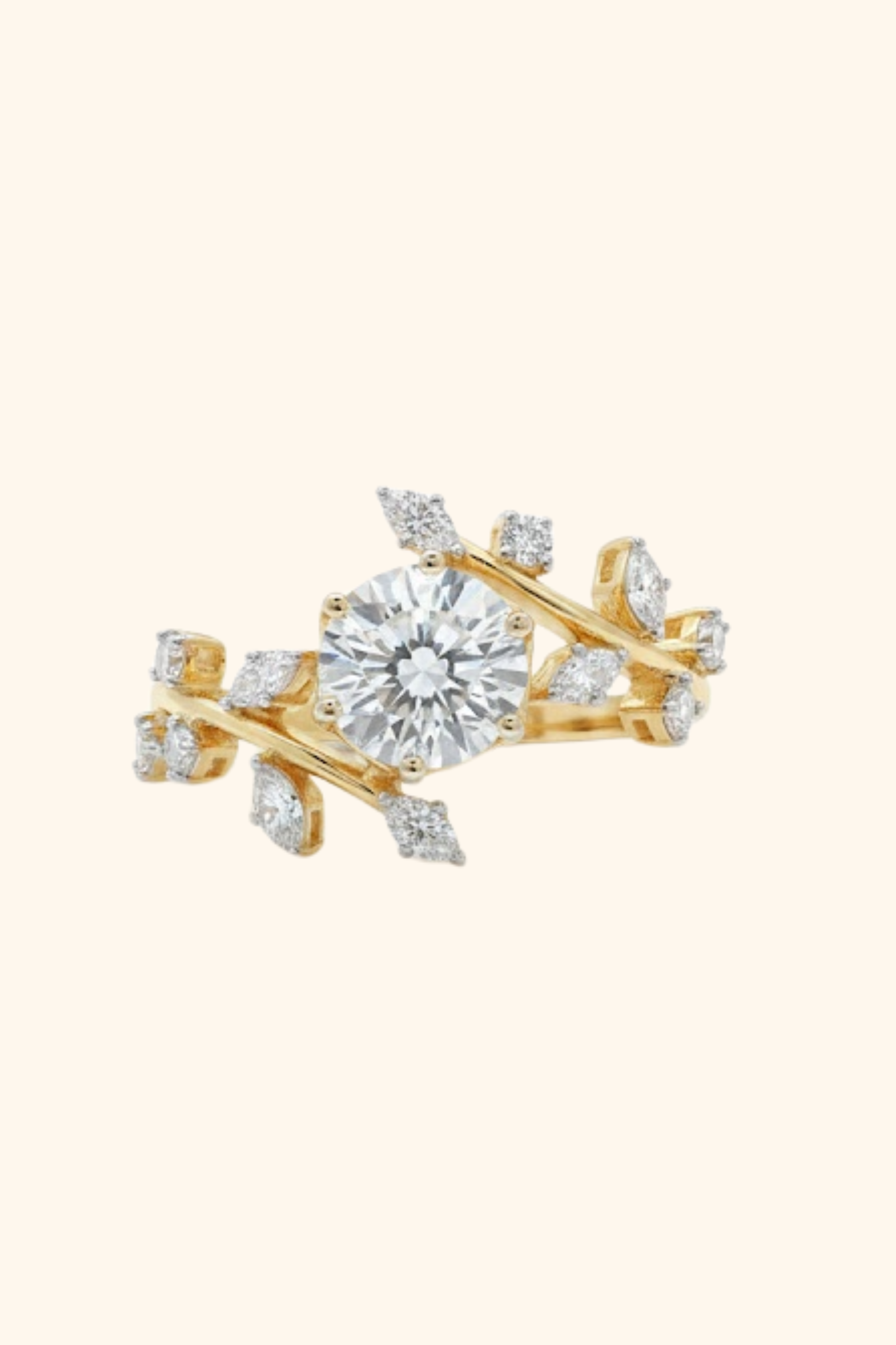Everbloom Round Solitaire Ring