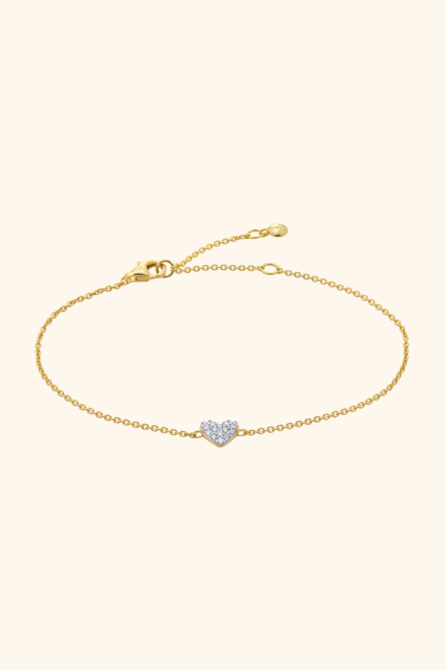 Pavé Heart Bracelet