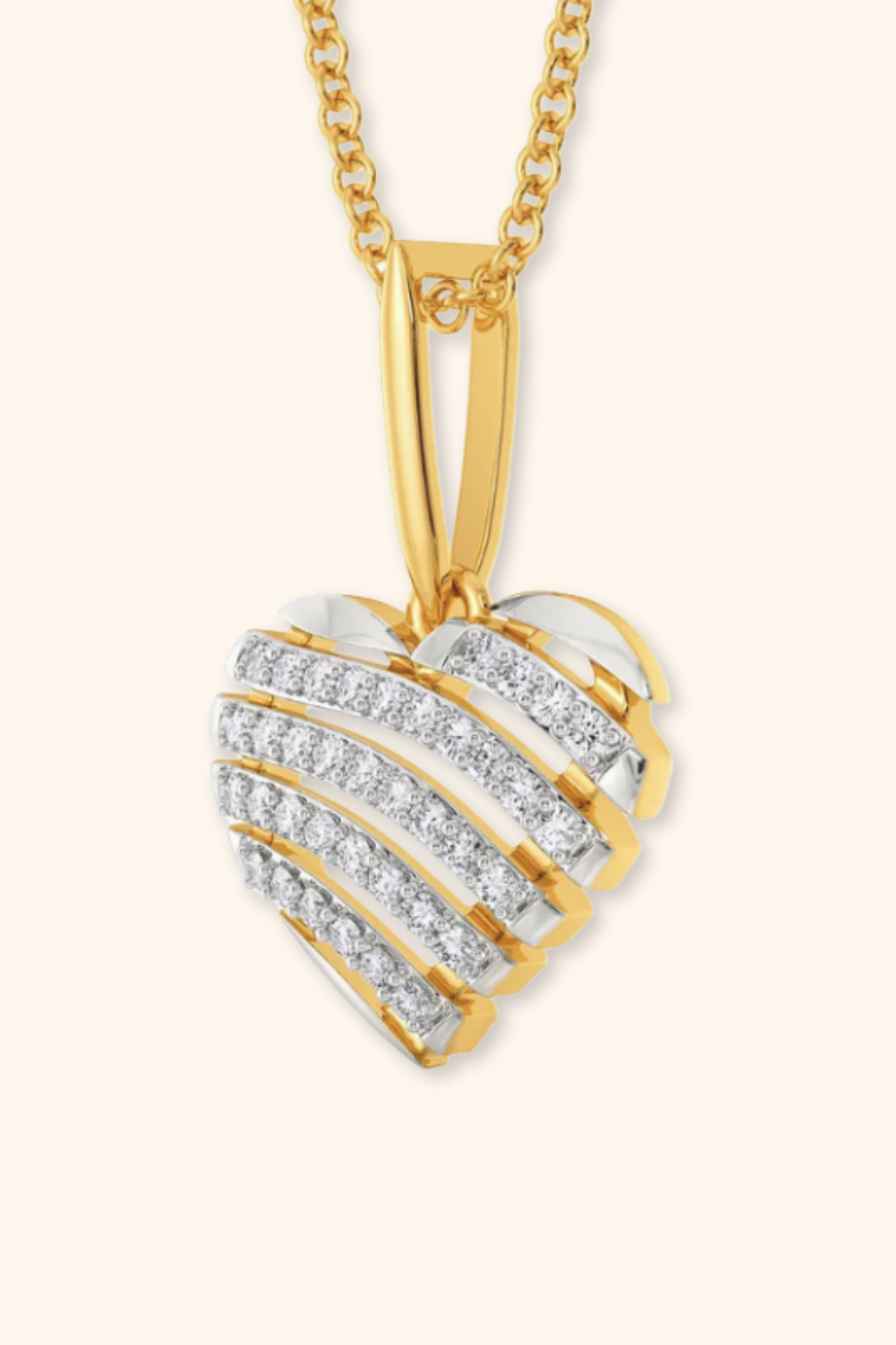 Verona Pavé Heart Pendant