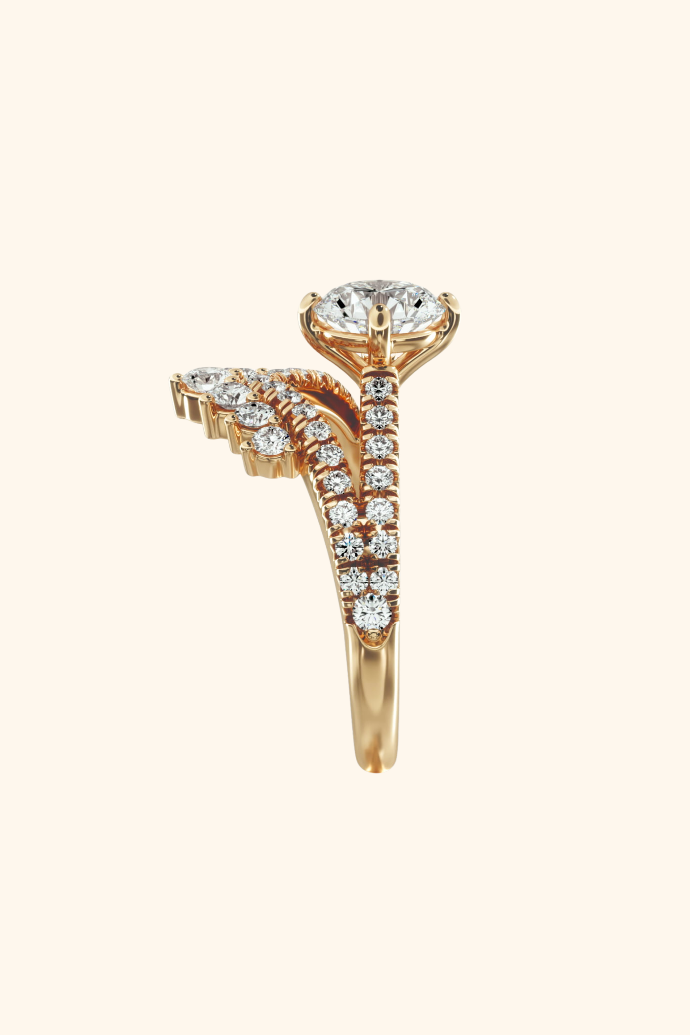 Tiara Grace Pavé Ring