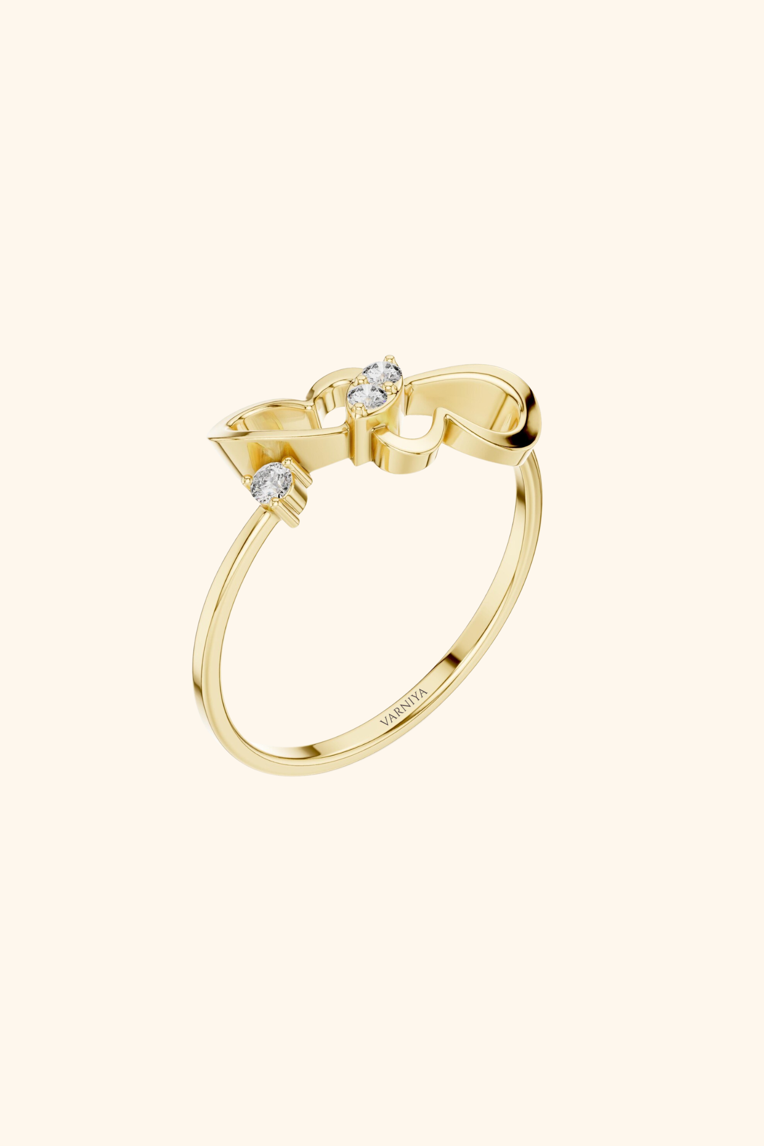 Cross Hearts Ring