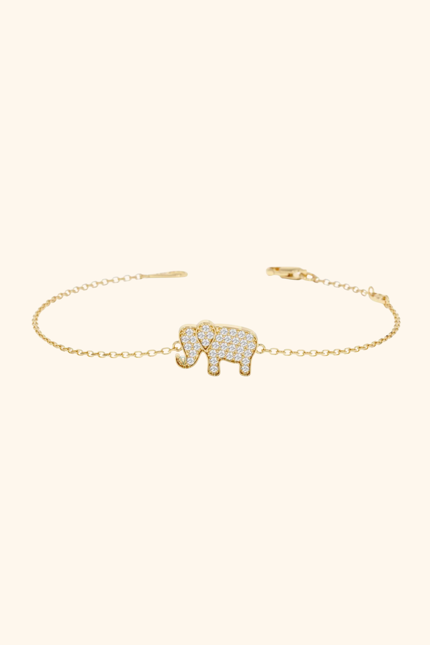 Pavè Elephant Diamond Bracelet