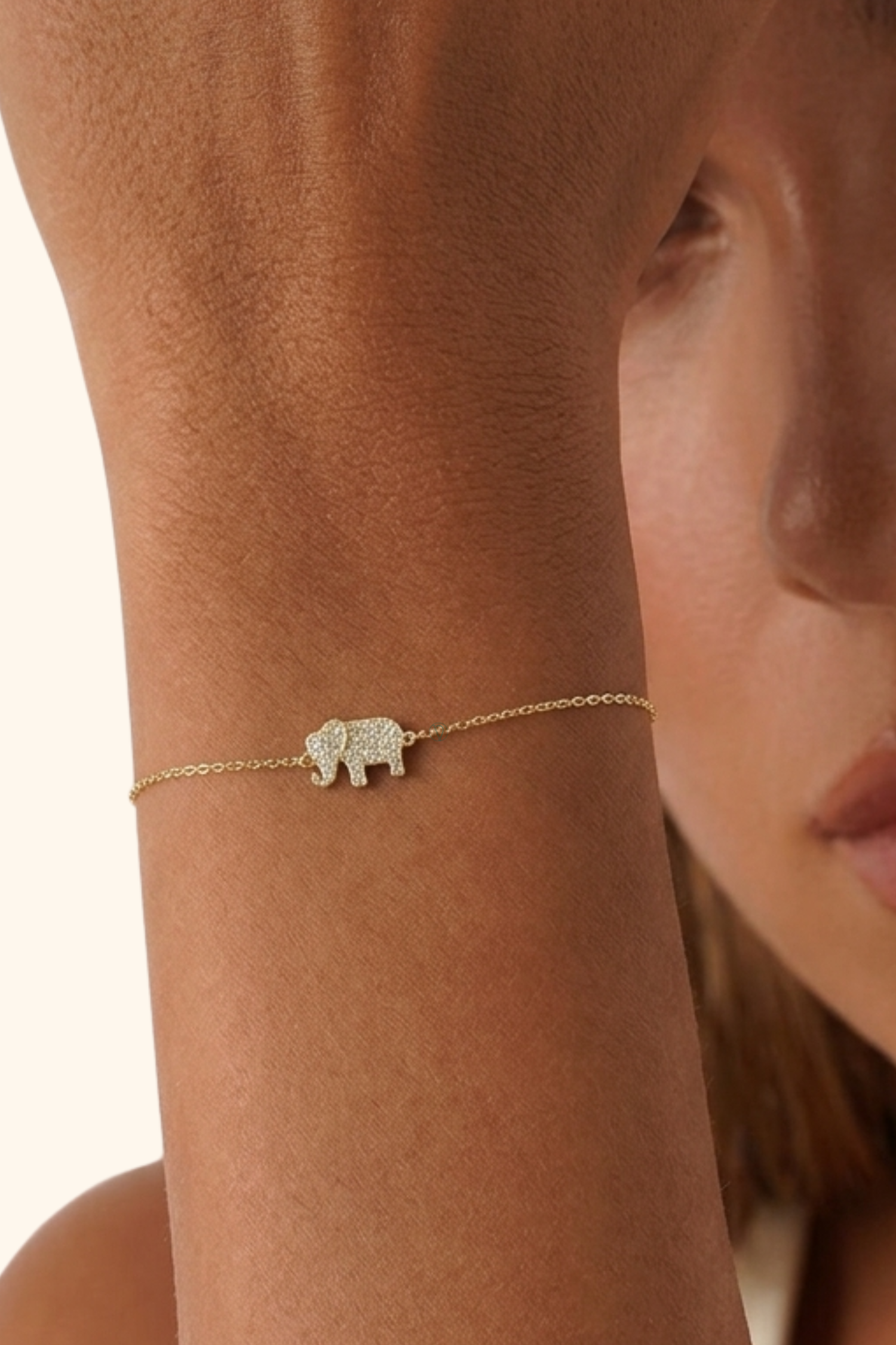 Pavè Elephant Diamond Bracelet