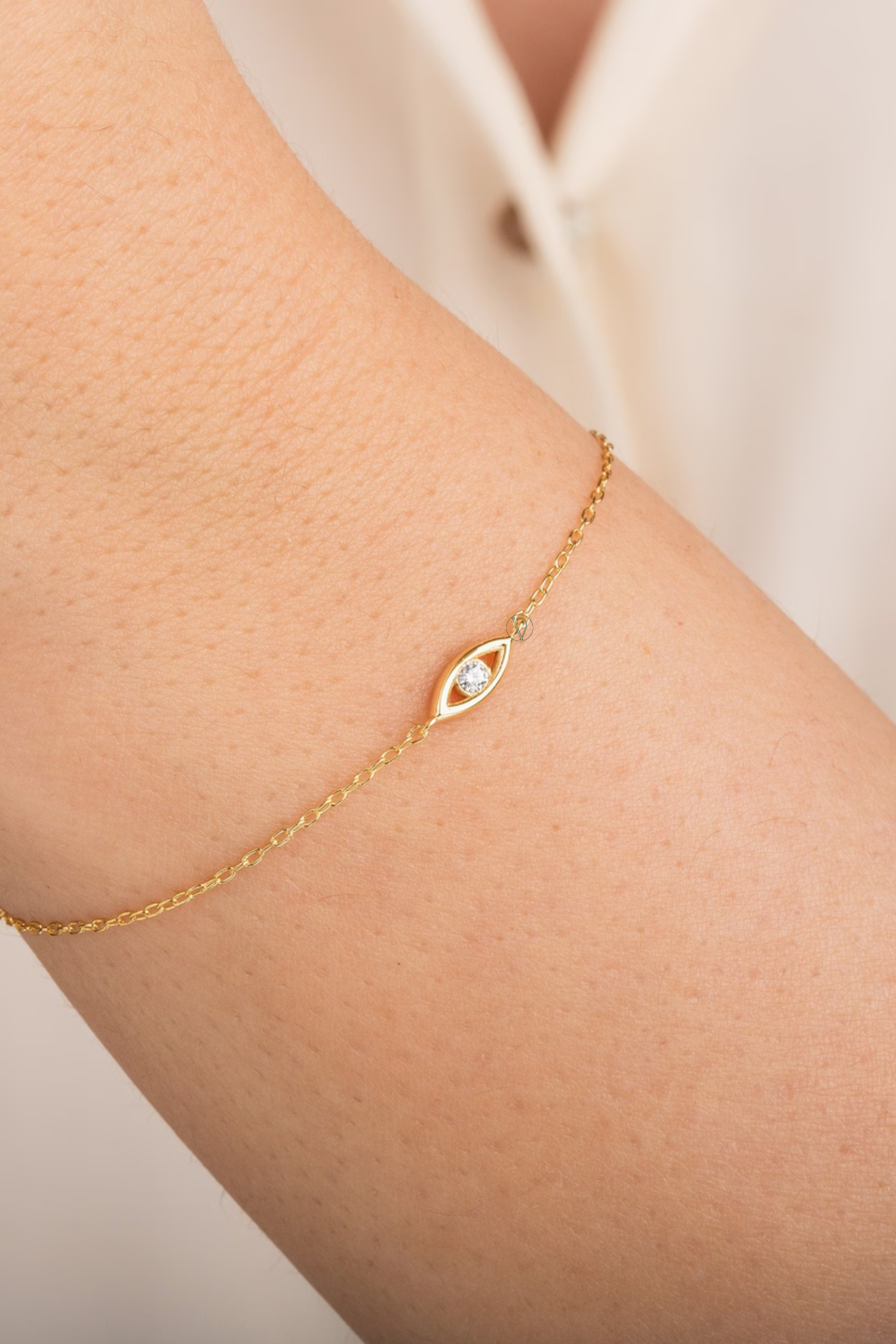 Evil Eye Diamond Bracelet