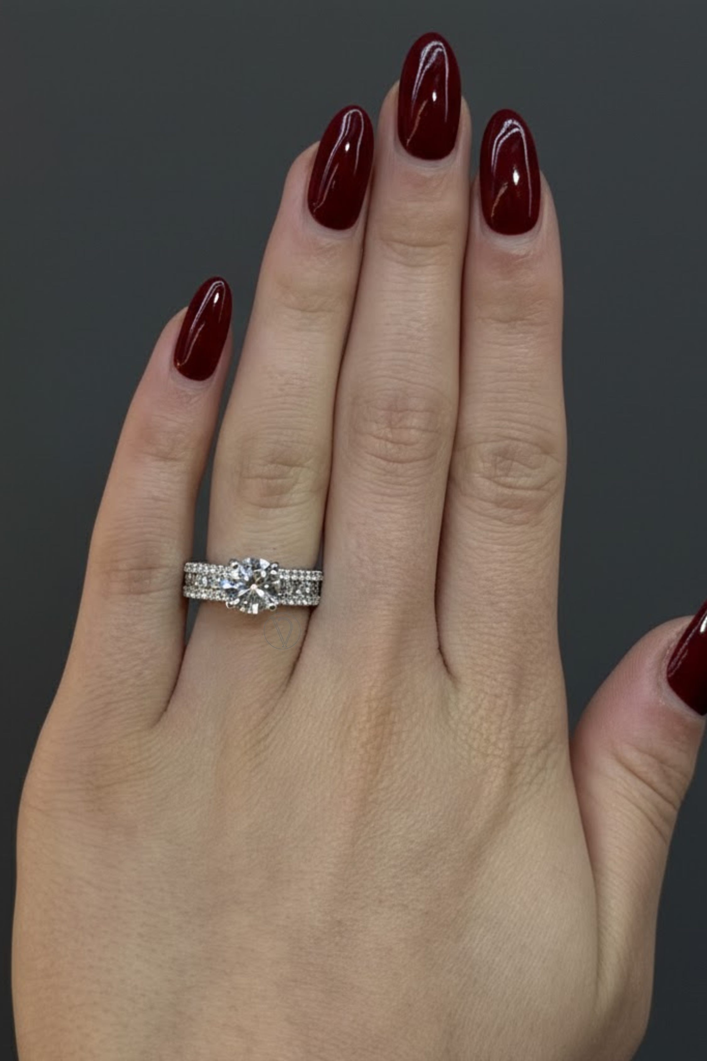 Ida Round Solitaire Bridal Ring