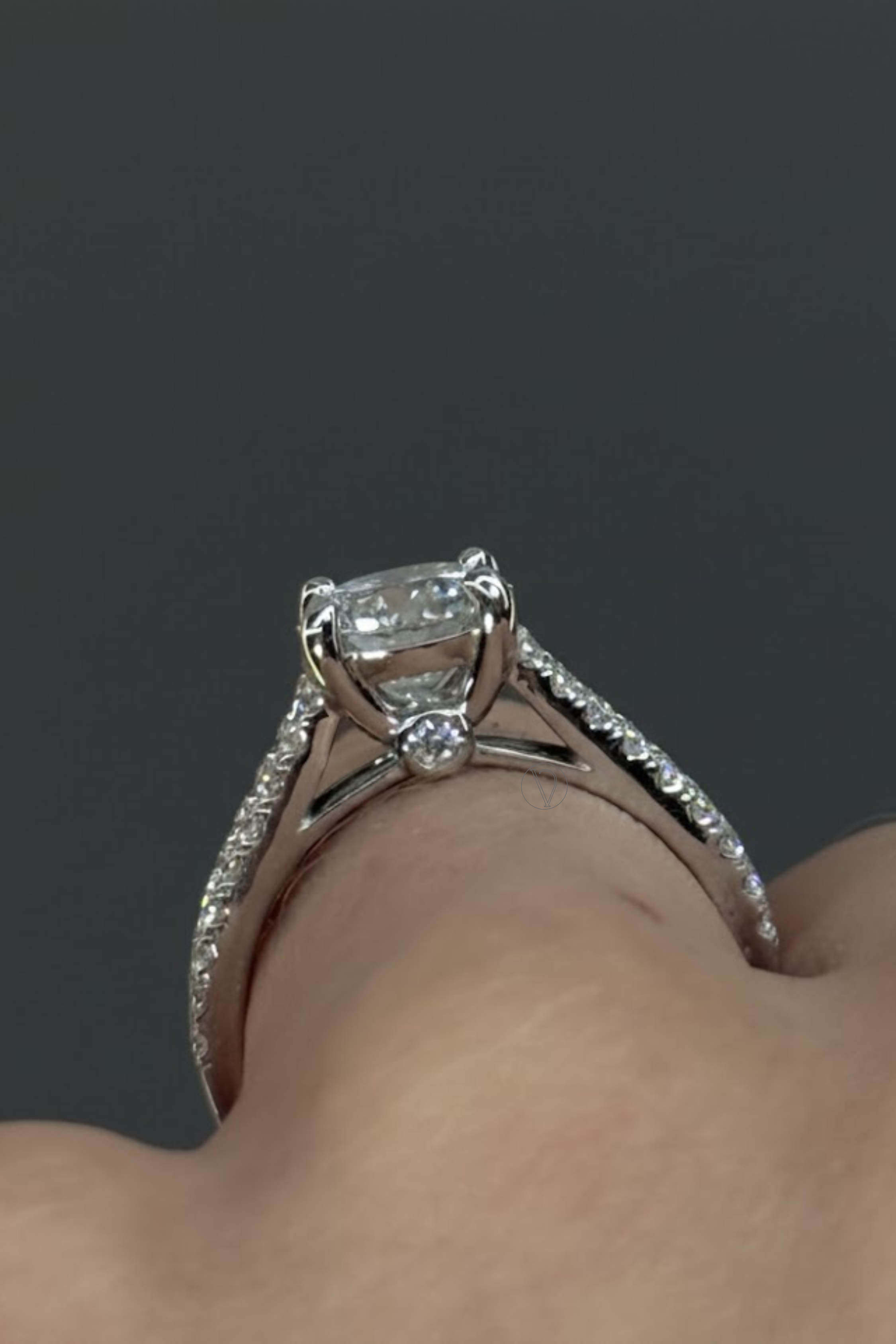 Ida Round Solitaire Bridal Ring