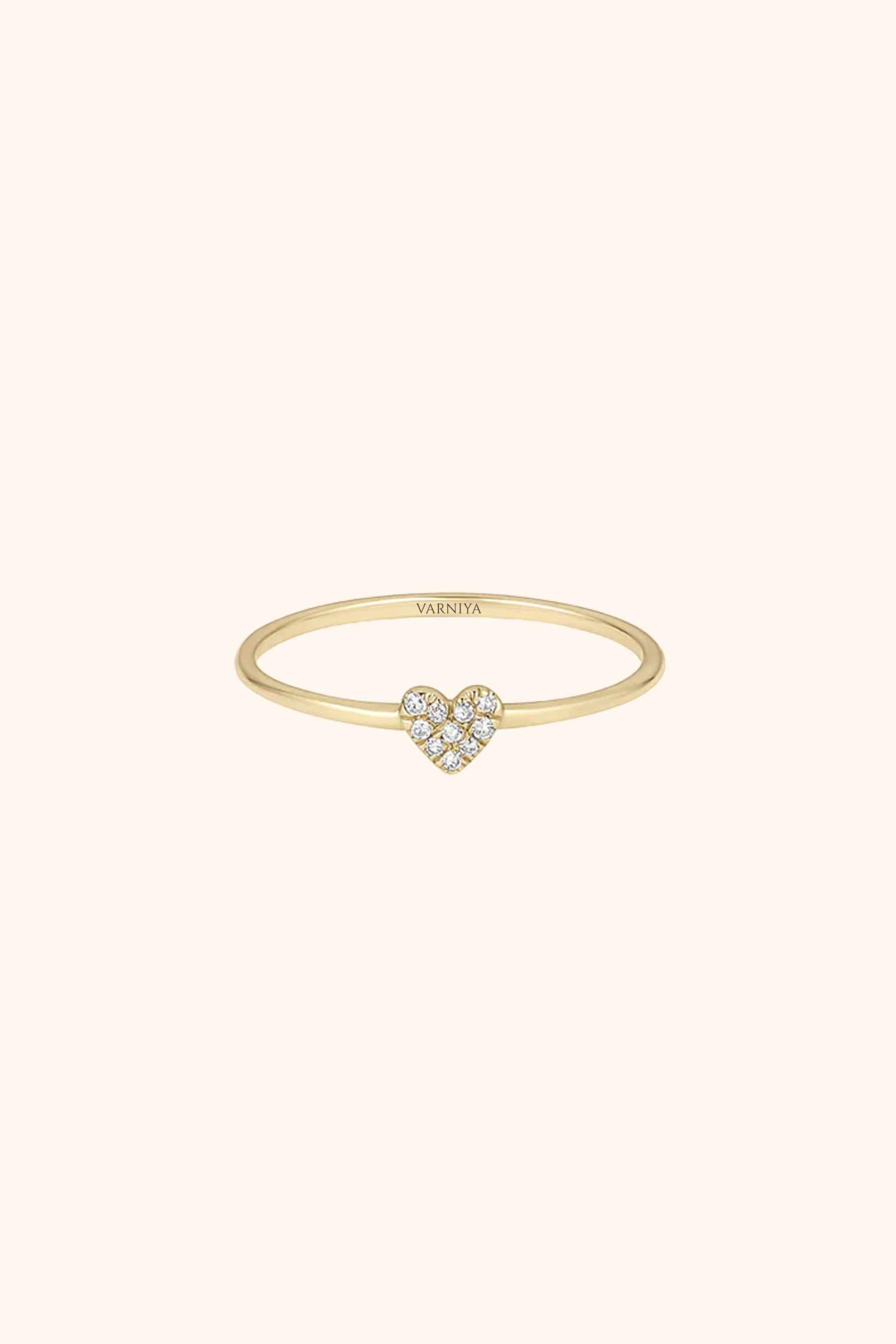 Pavé Heart Ring