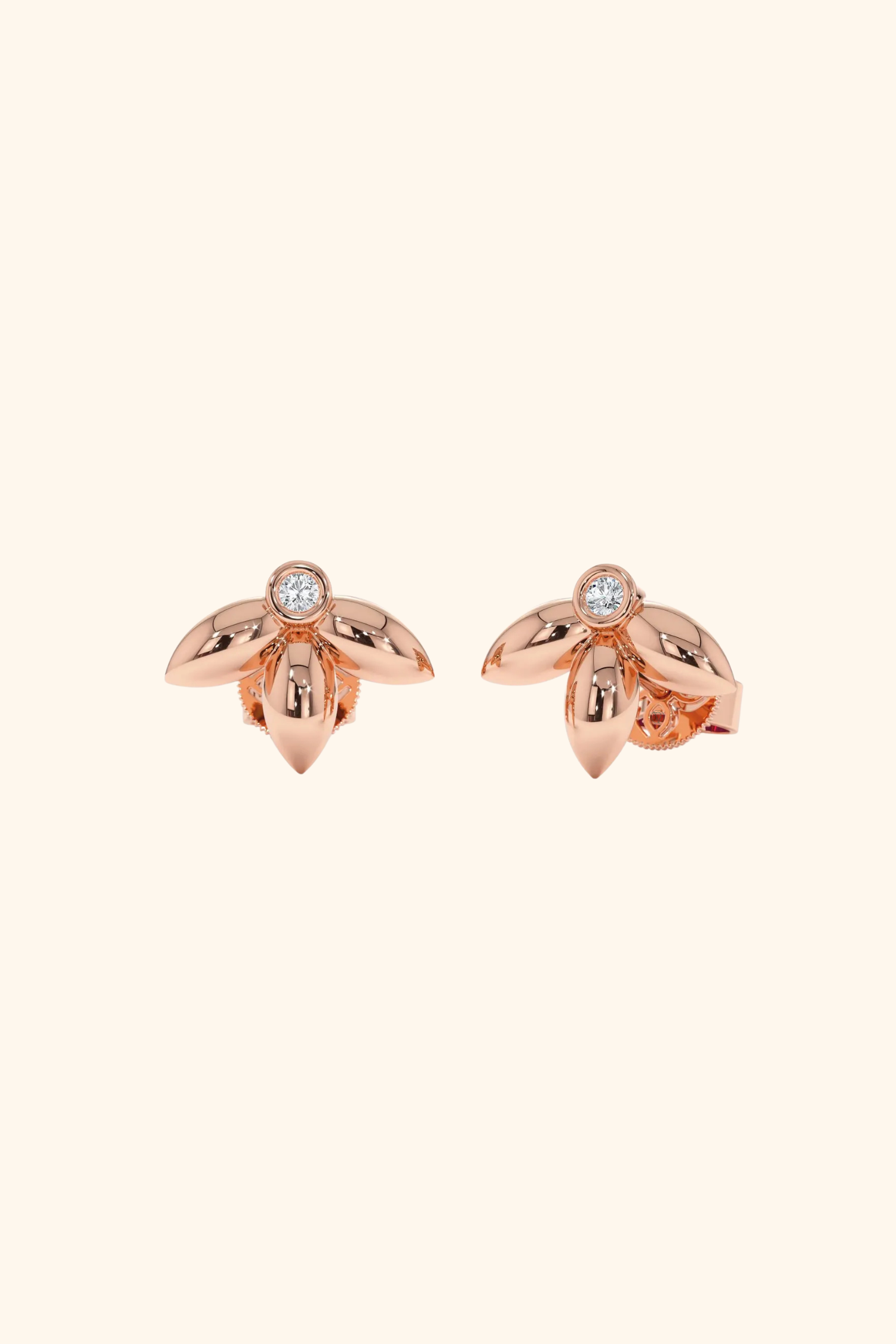 Gold Leaf Studs