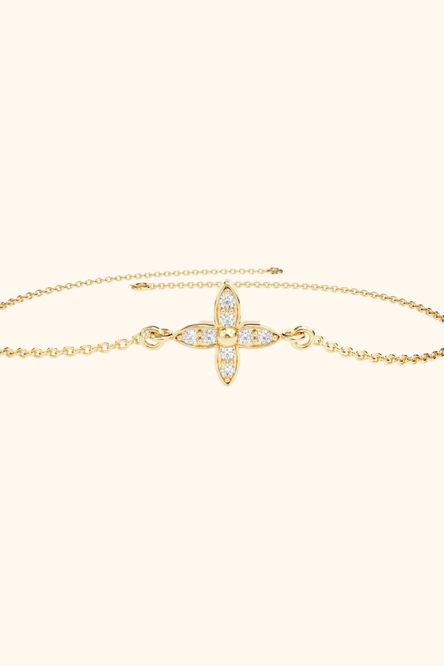 Clove Flower Diamond Bracelet
