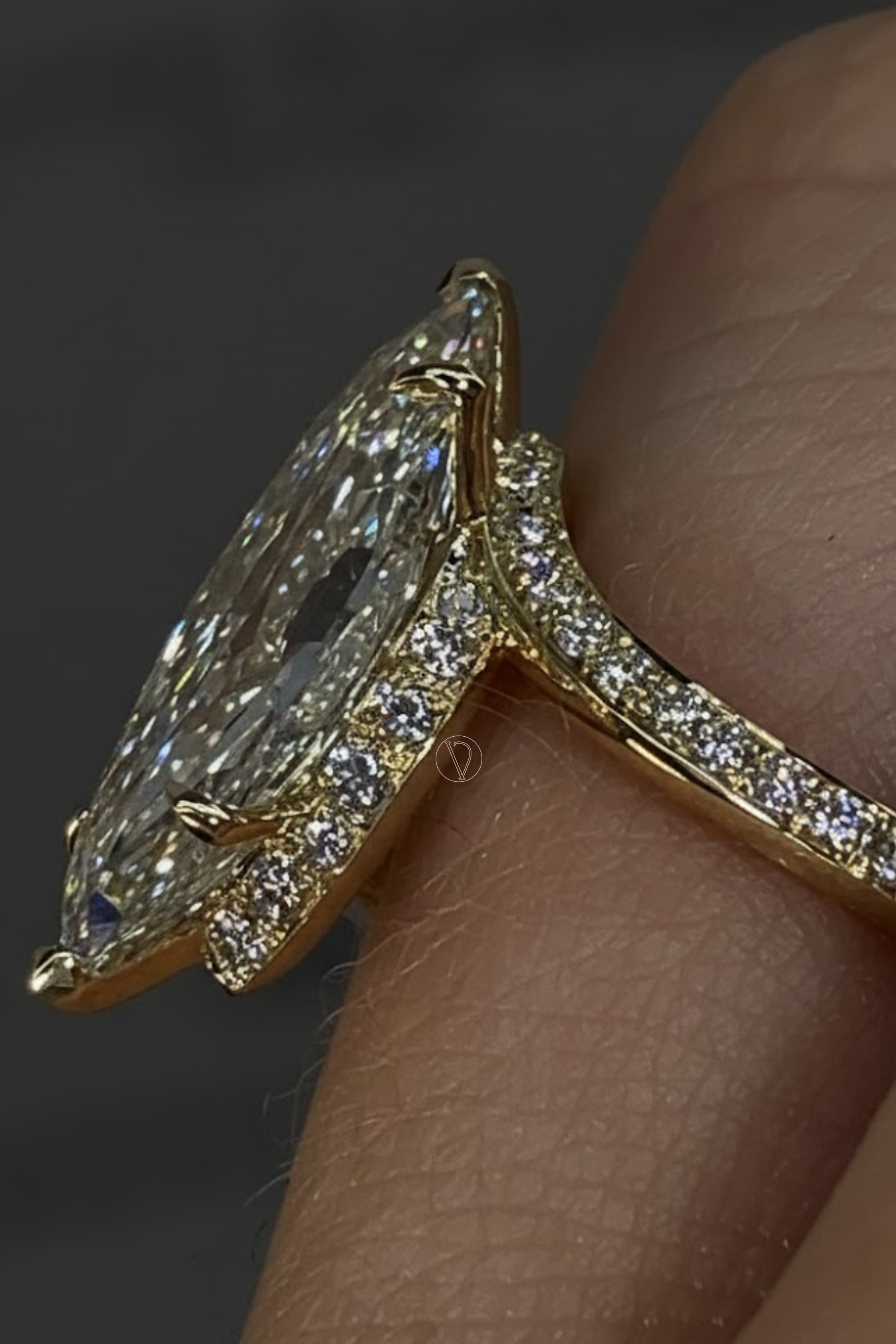 Ellie Marquise Solitaire Ring