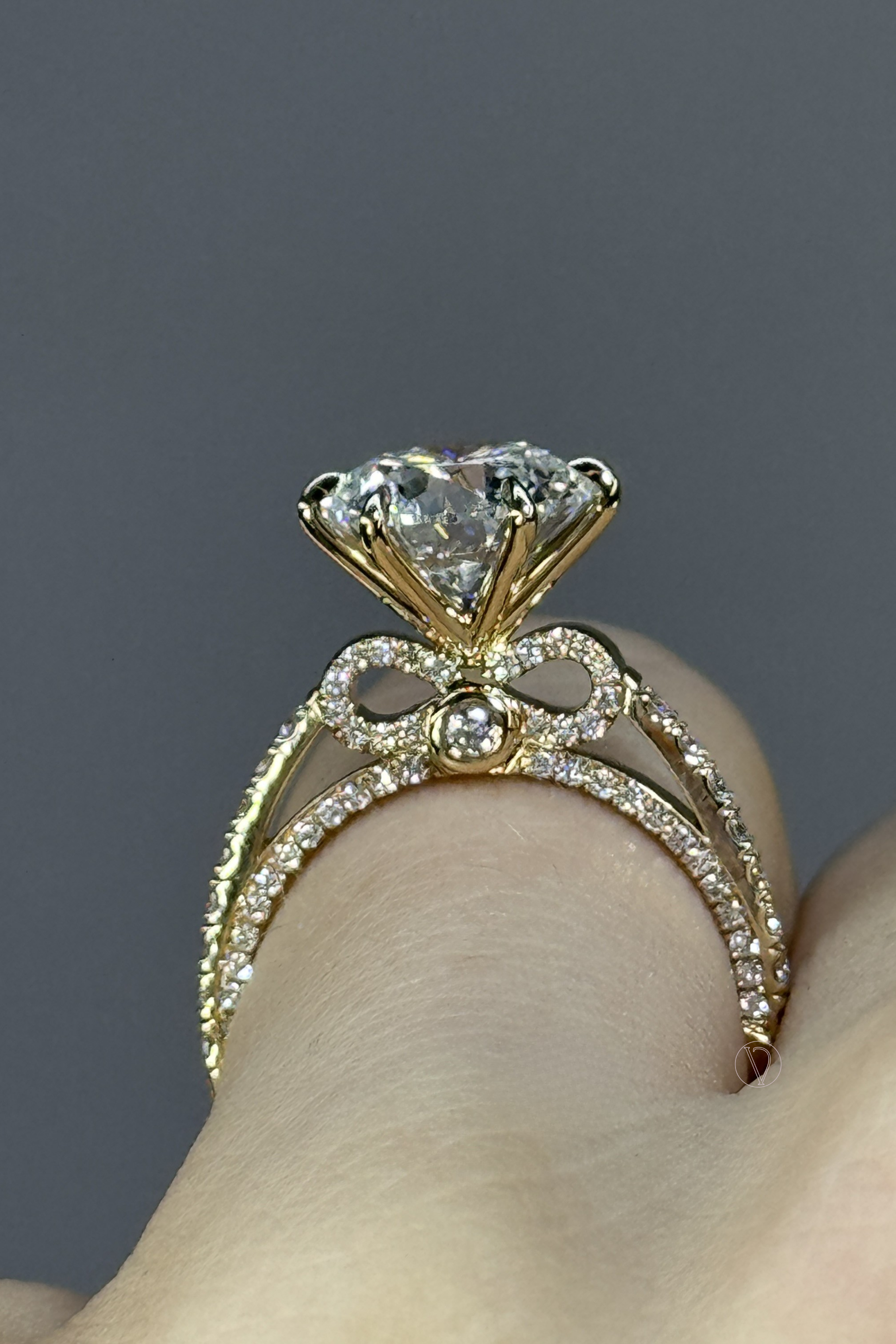 Bonnie Round Solitaire Ring