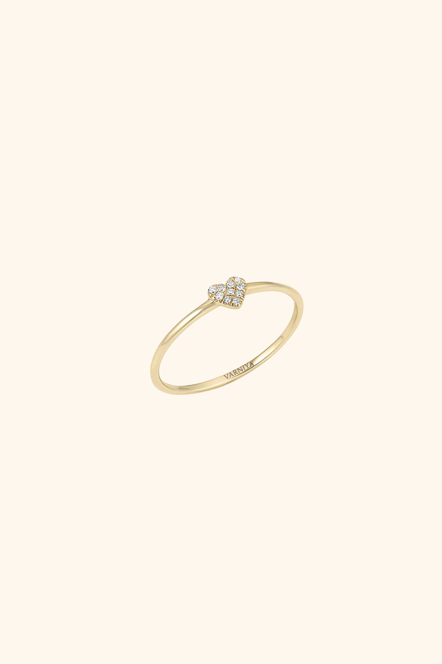 Pavé Heart Ring
