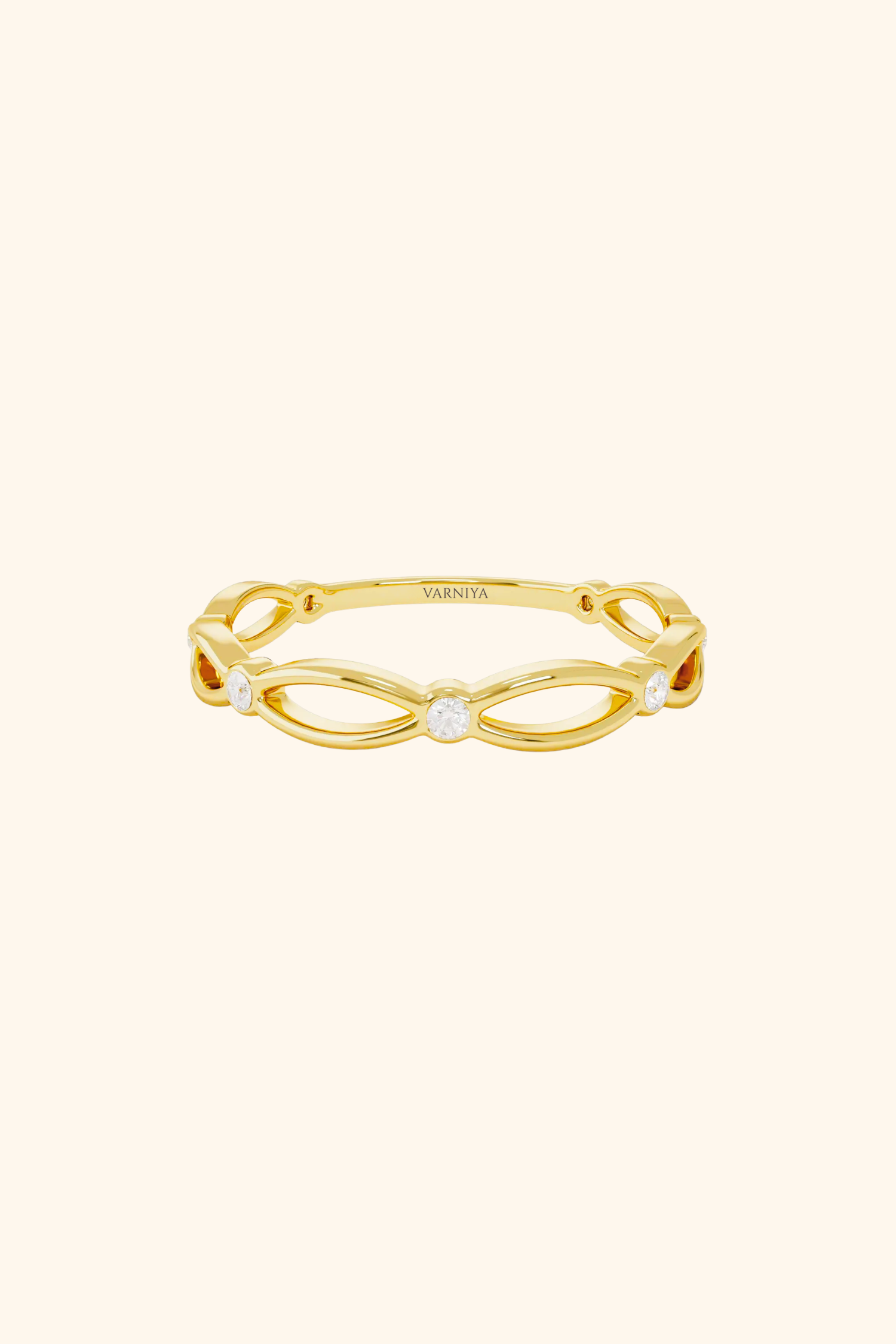 Tiny Diamond Stacking Ring