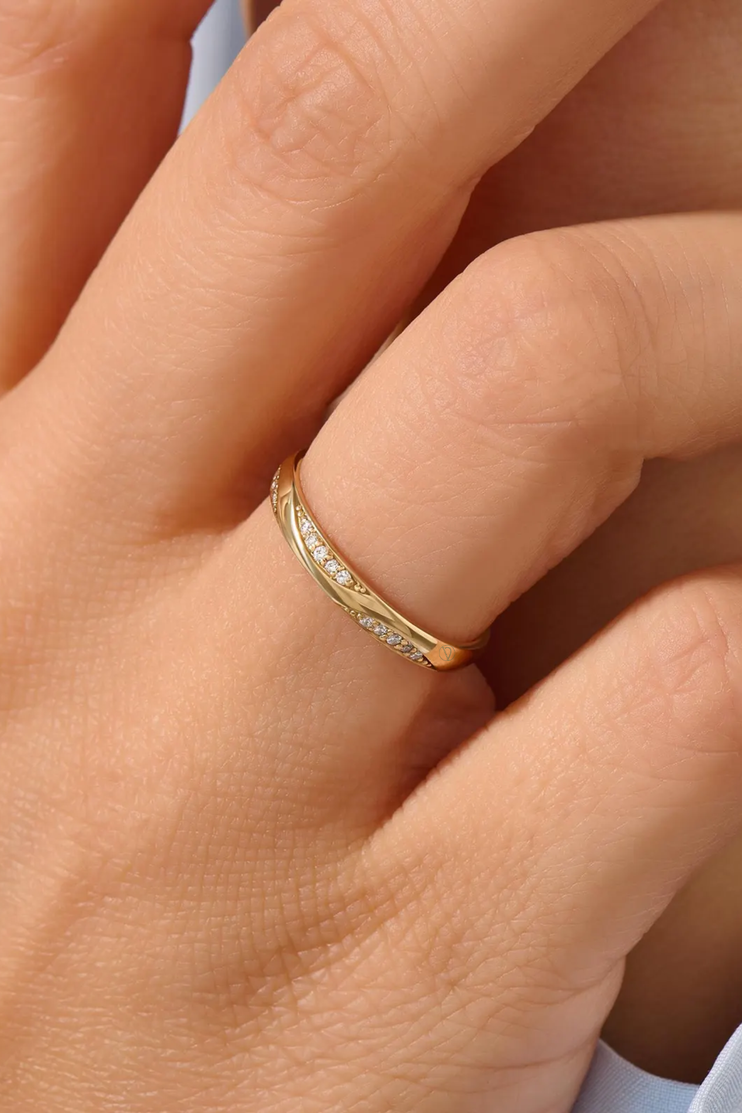 Pave Diamond Ring