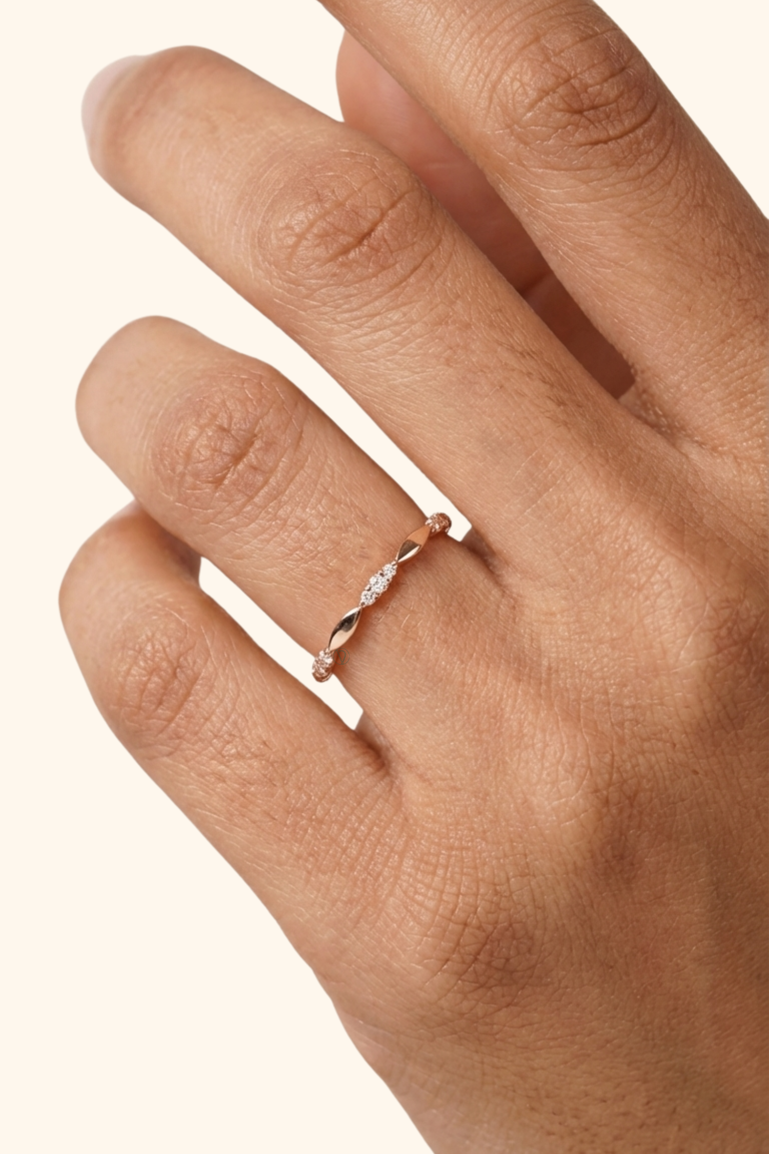 Skinny Diamond Ring