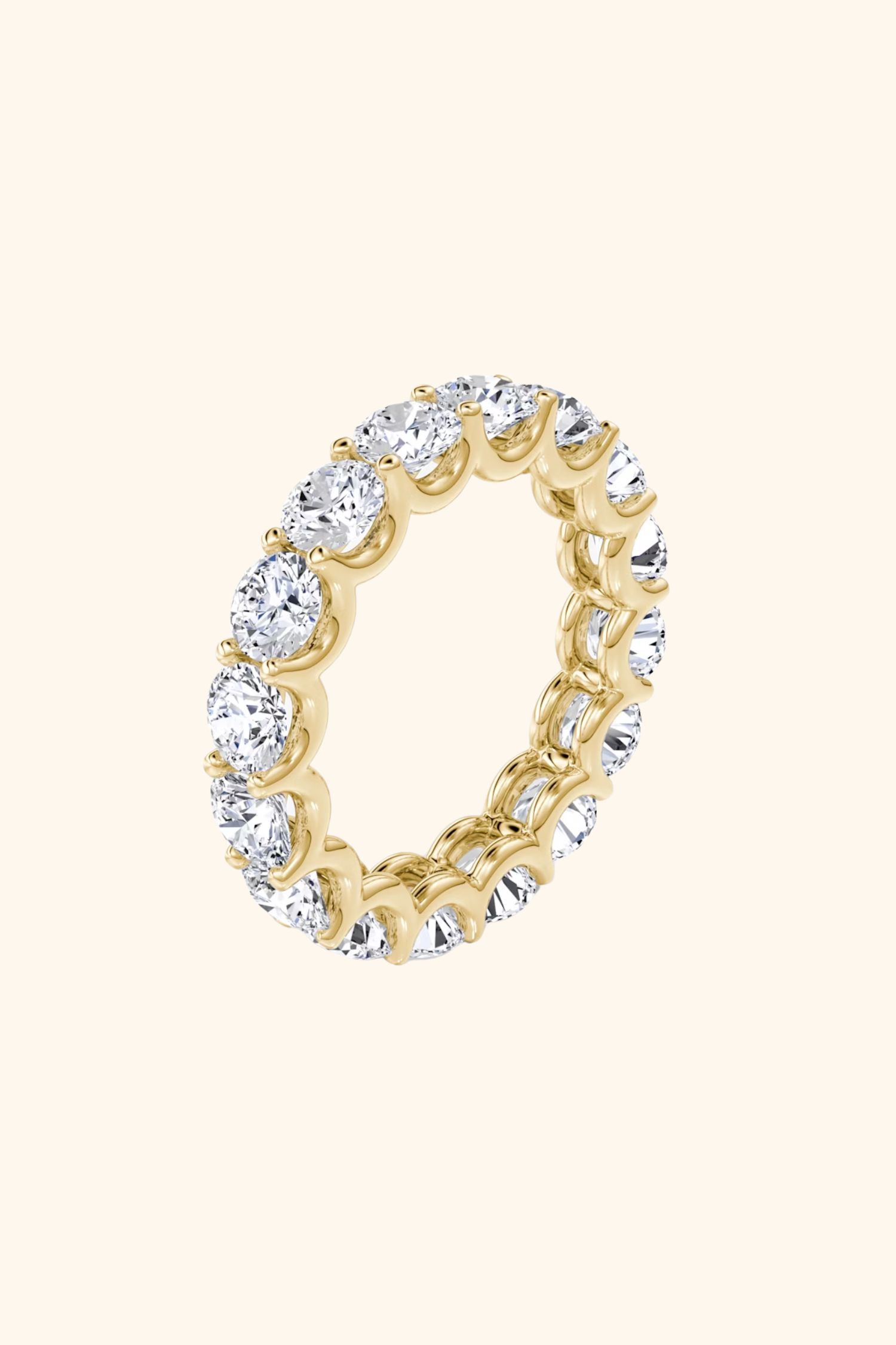 Celeste Round Brilliant Diamond Eternity Band