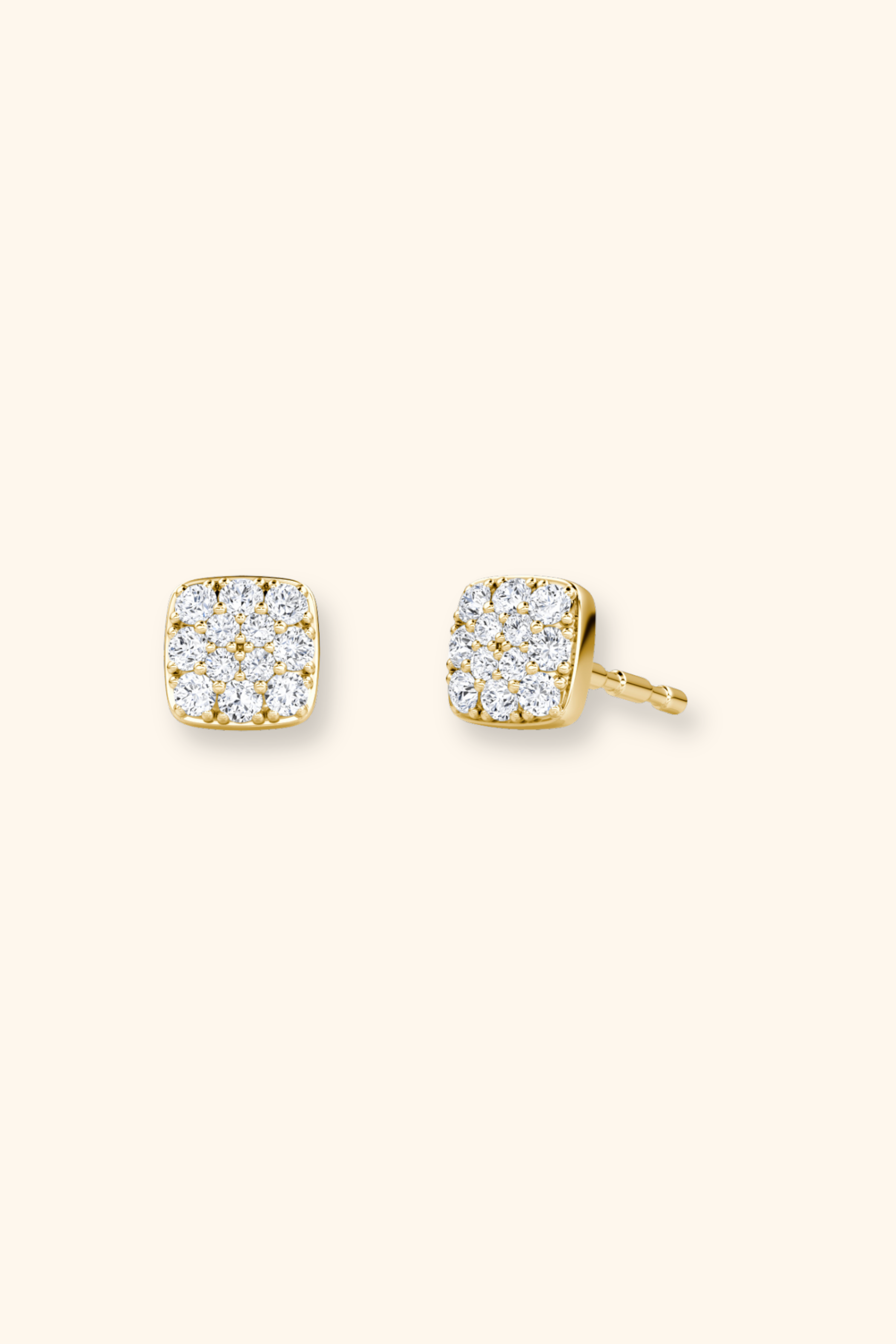 Petite Cluster Cushion Studs