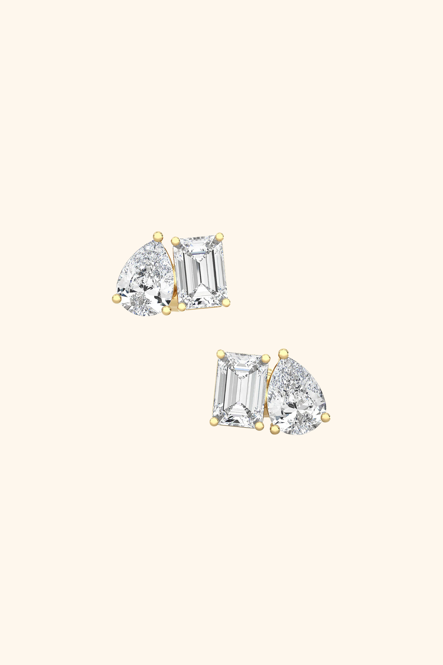 Vera Emerald Pear Earrings