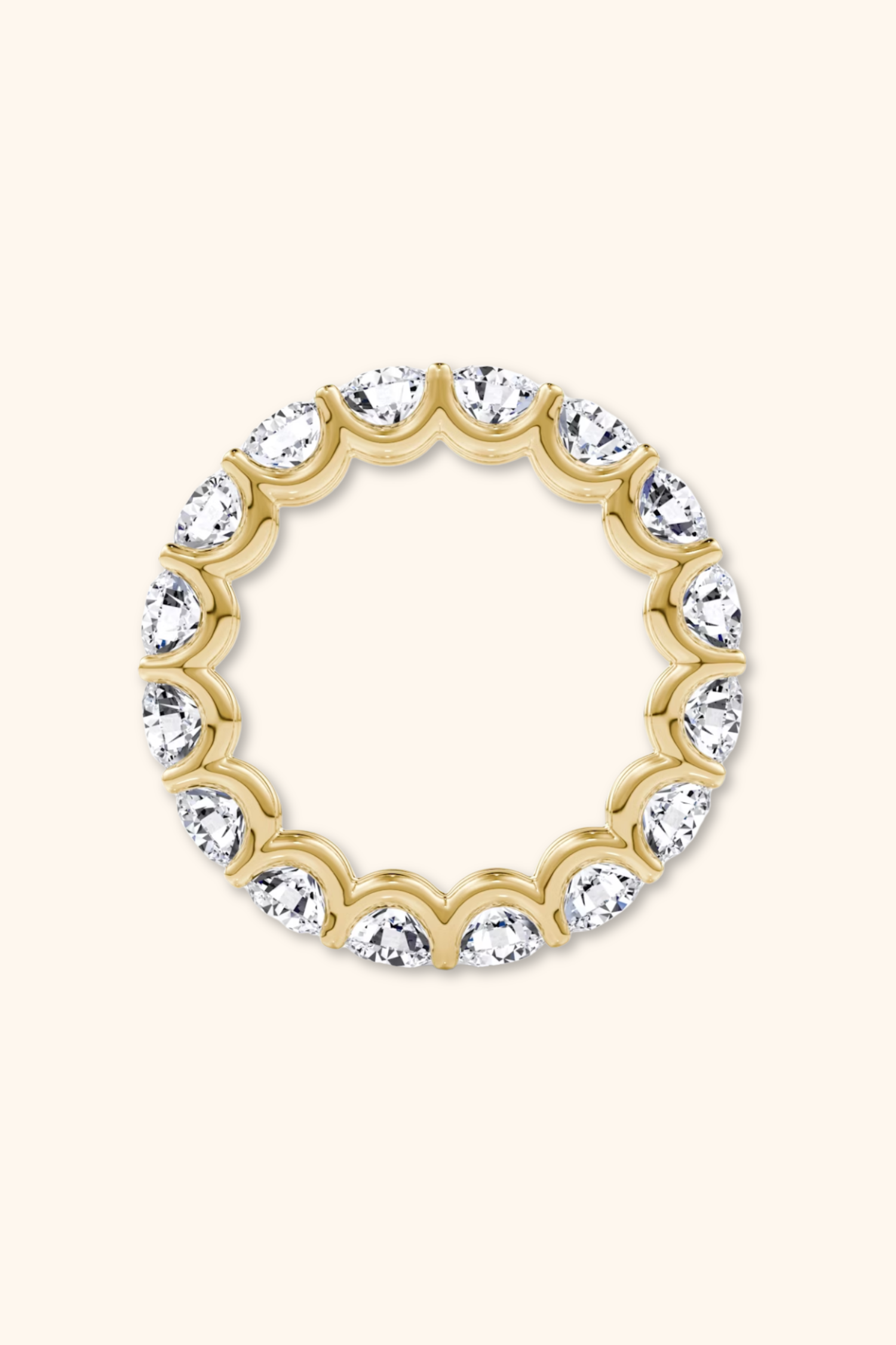 Celeste Round Brilliant Diamond Eternity Band