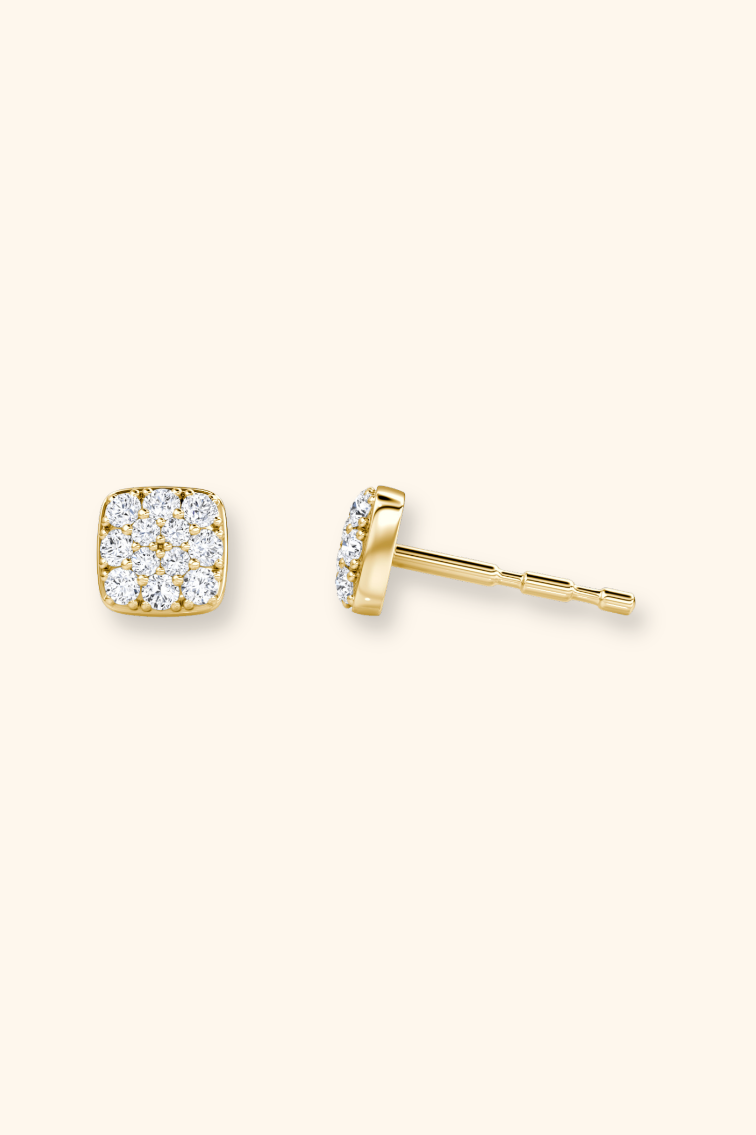 Petite Cluster Cushion Studs