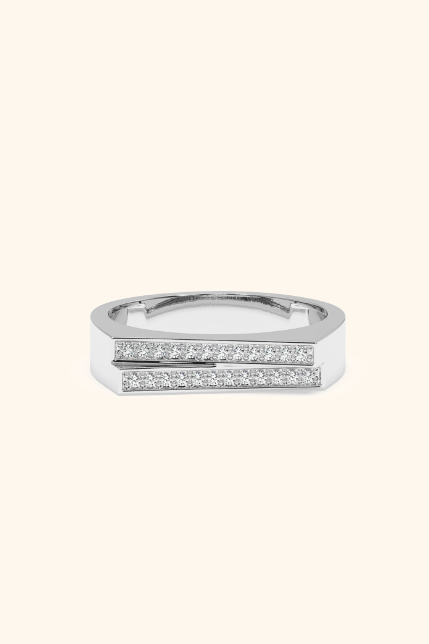 Everly Pavé Band with Round Diamonds