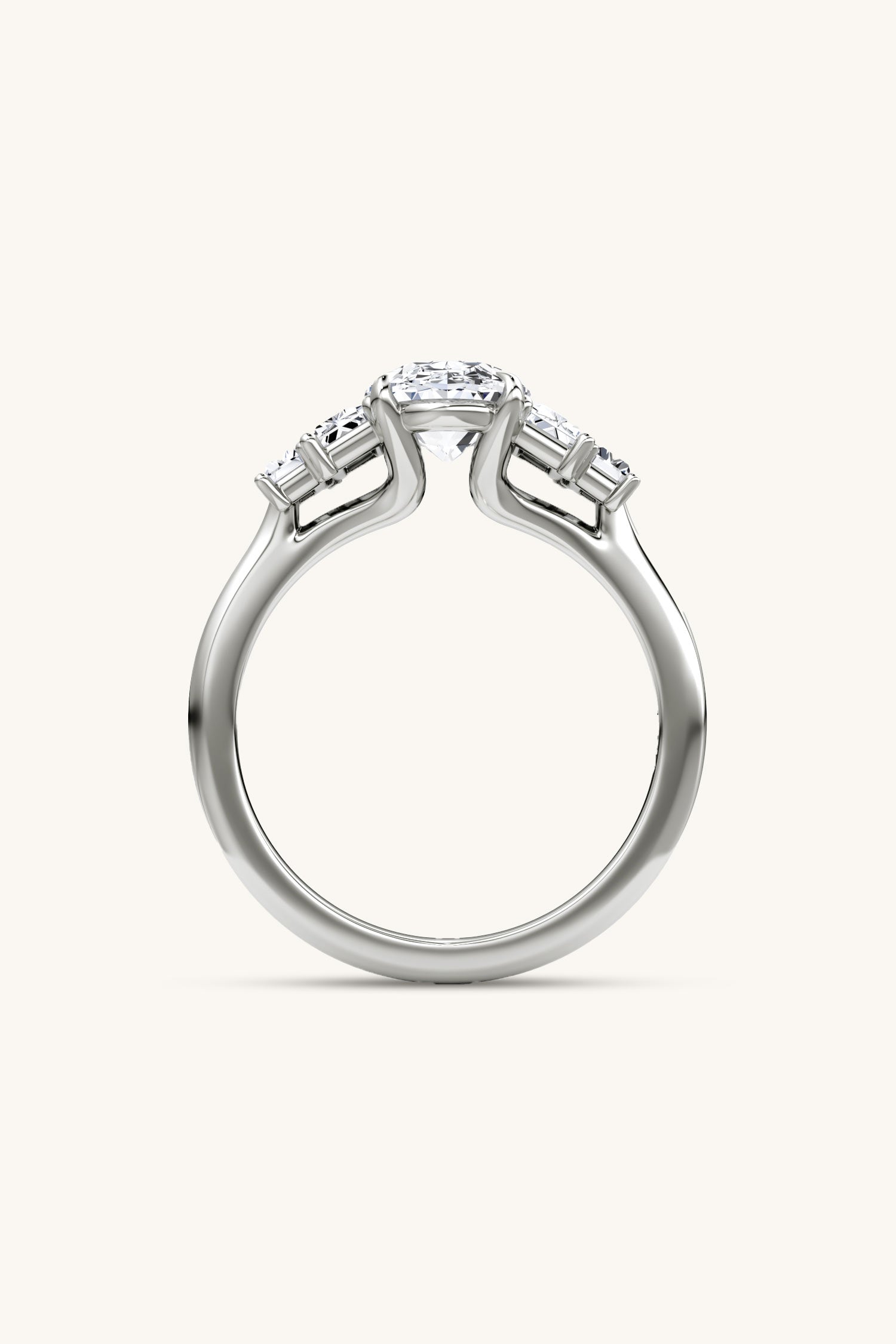 Panchsheel Oval Solitaire Ring