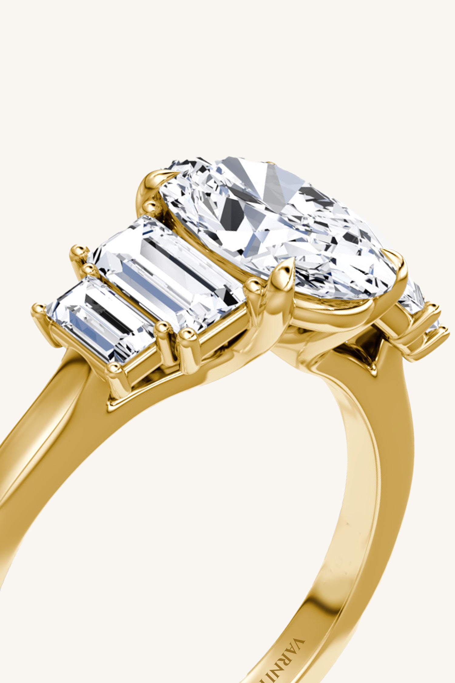 Panchsheel Oval Solitaire Ring