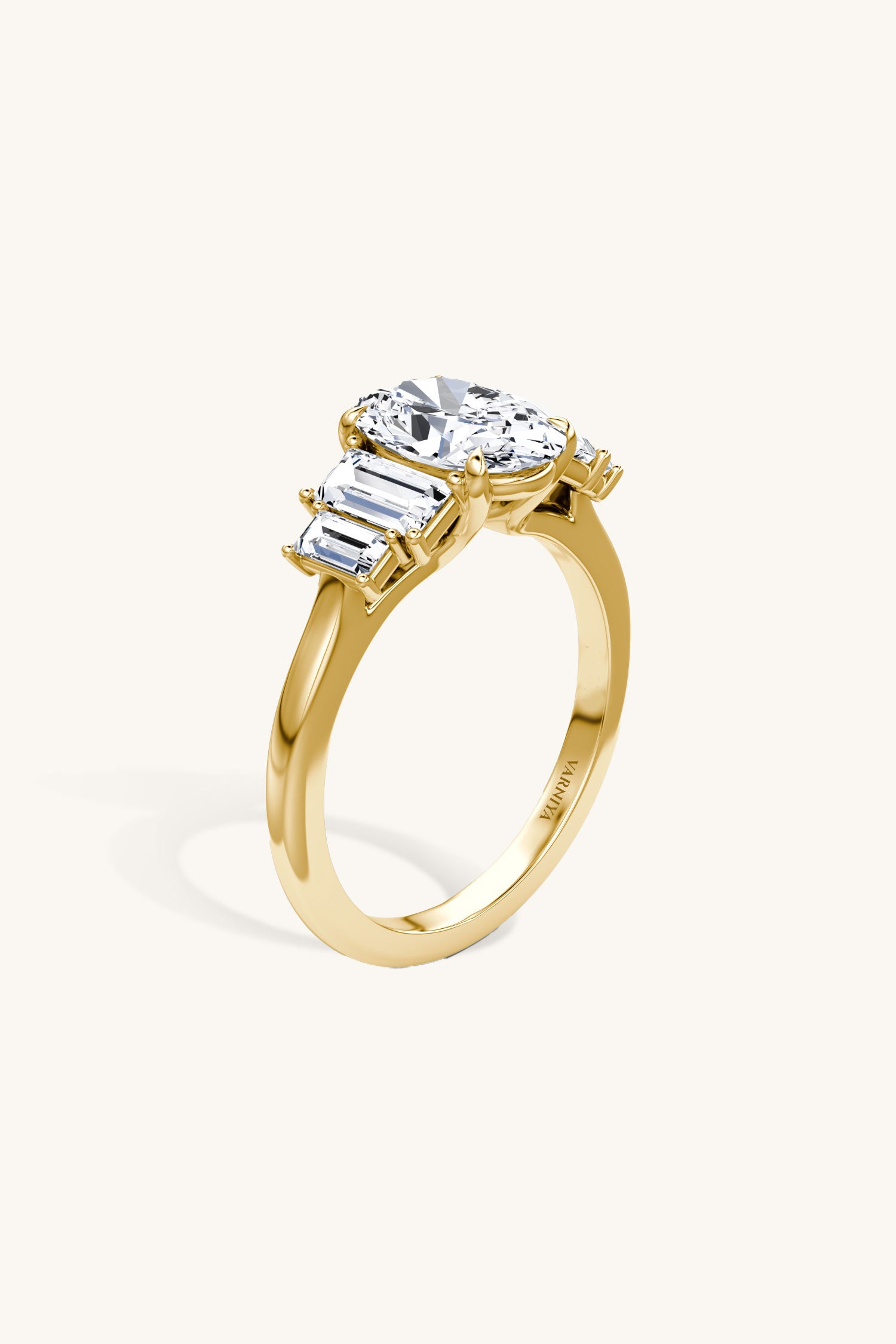 Panchsheel Oval Solitaire Ring