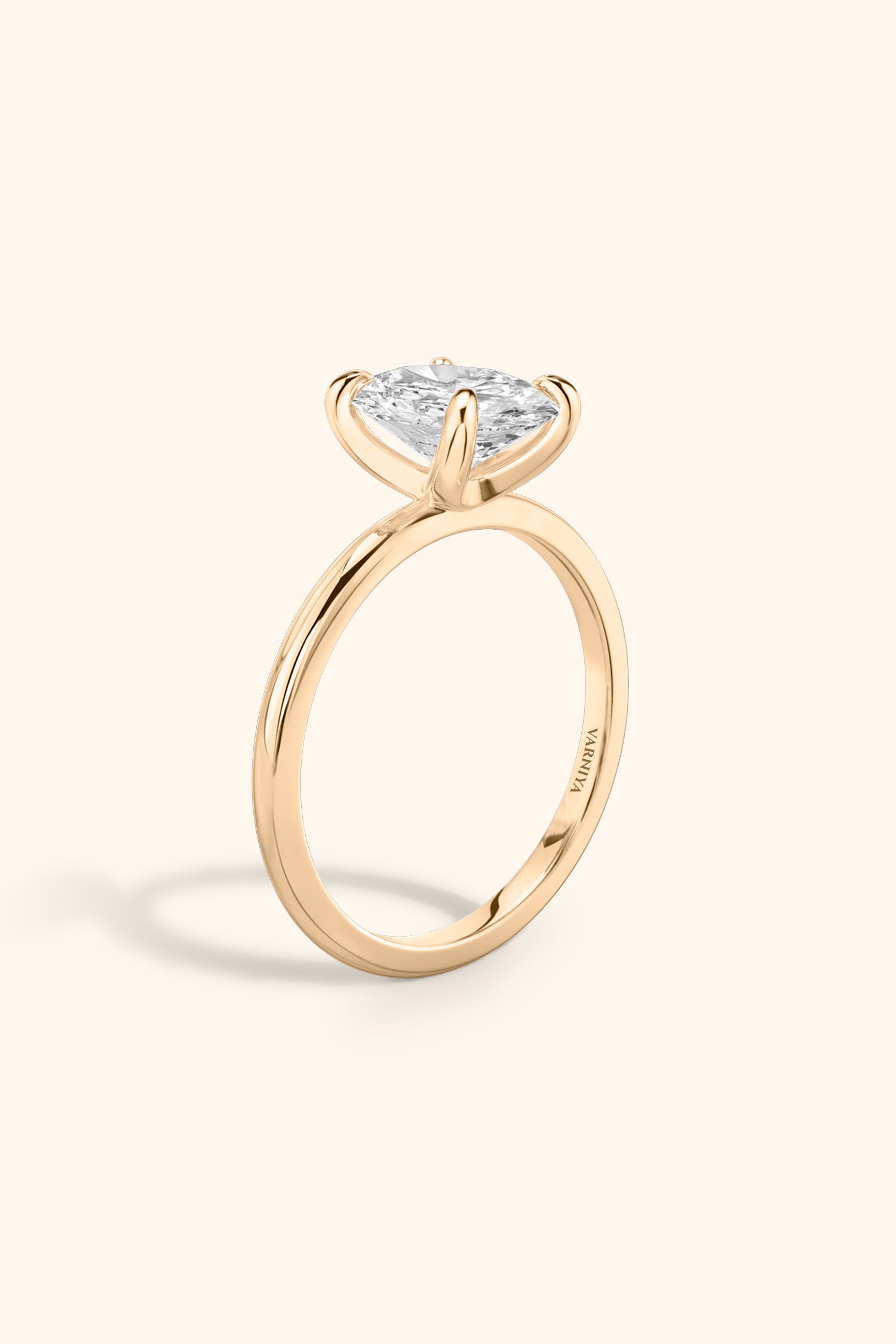 4 Prong Classic Grace Oval Solitaire Ring