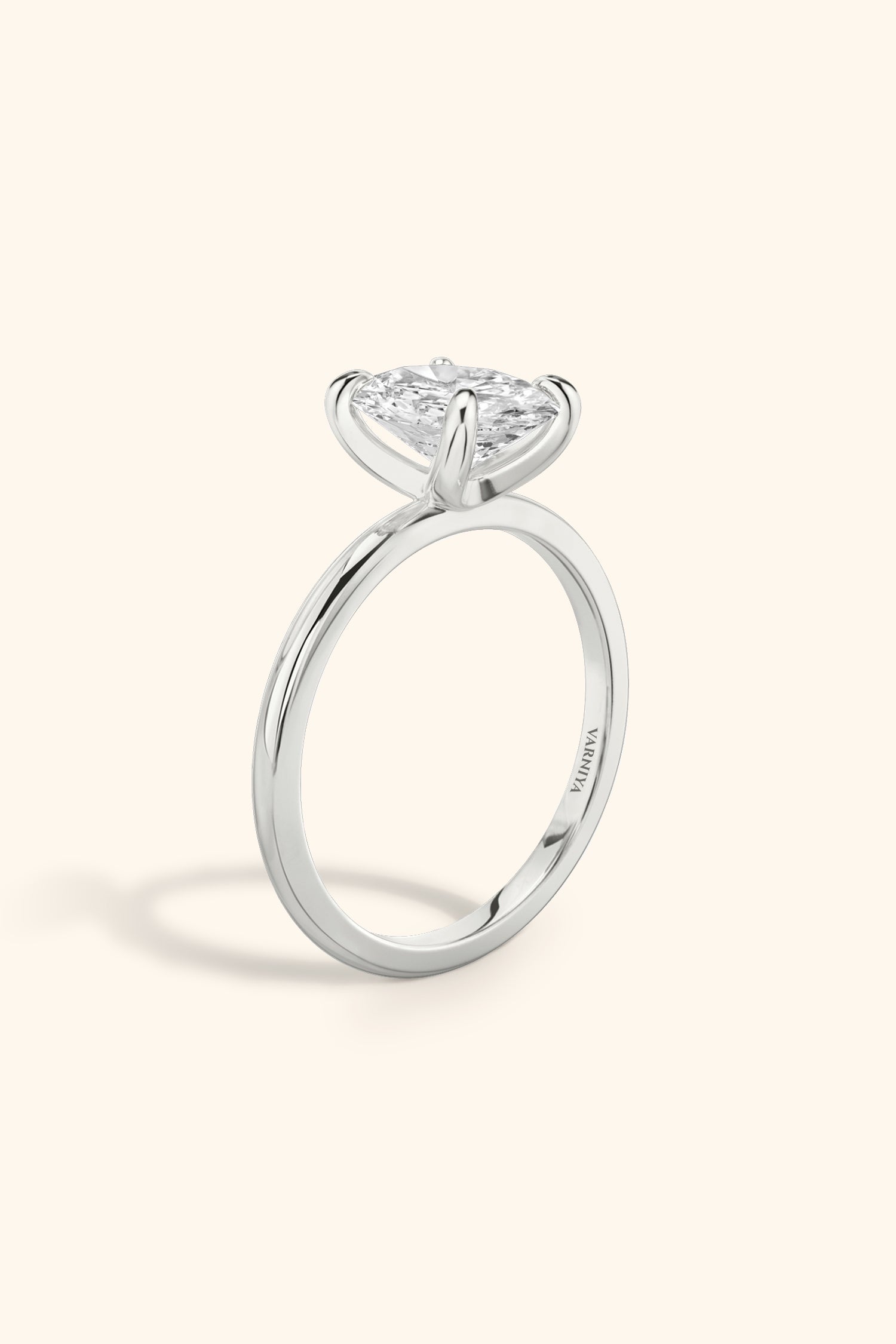 4 Prong Classic Grace Oval Solitaire Ring