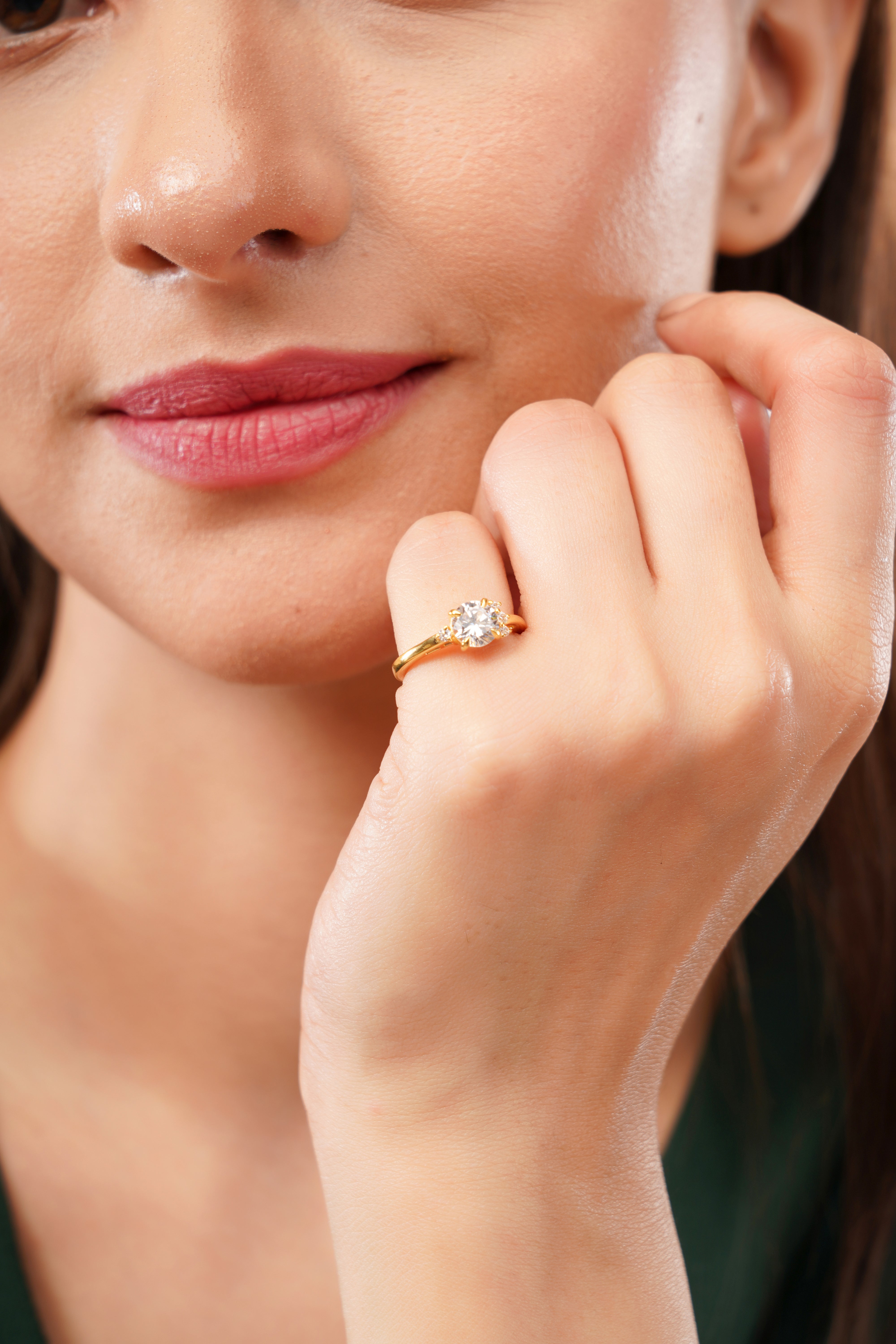 Estrella Cluster Engagement Ring