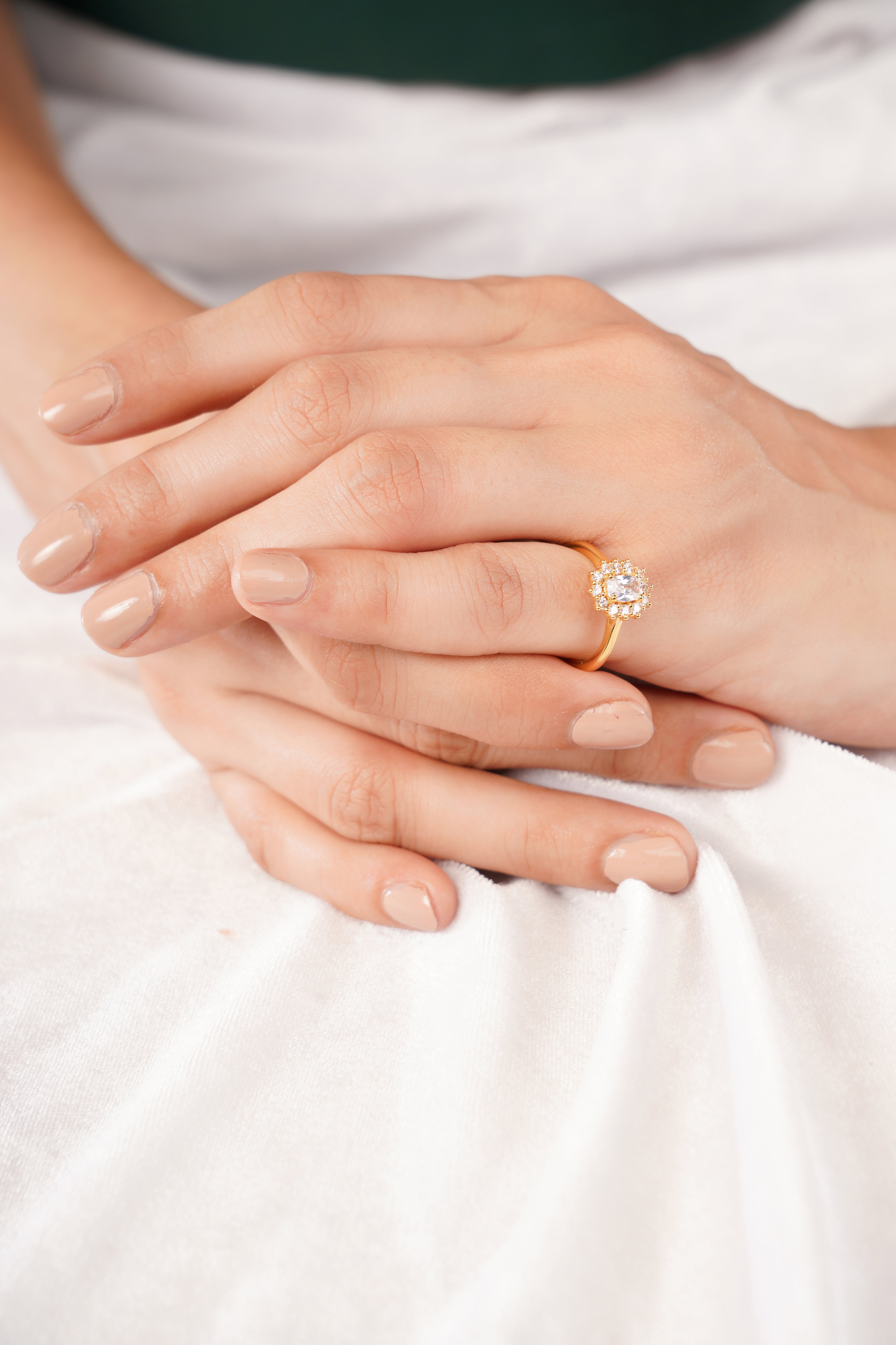 Regalia Floral Cluster Engagement Ring