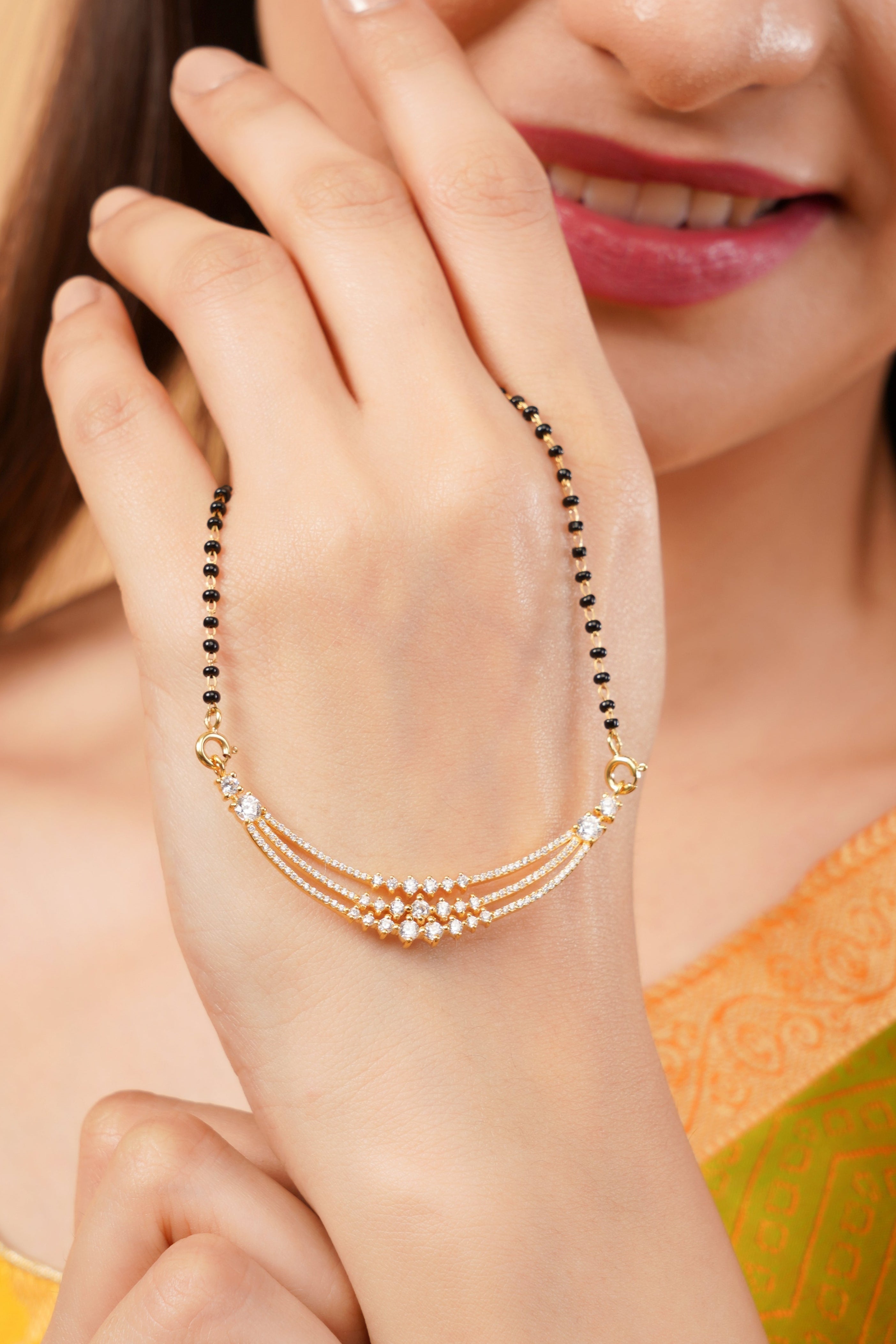 The Trinity Sparkle Mangalsutra