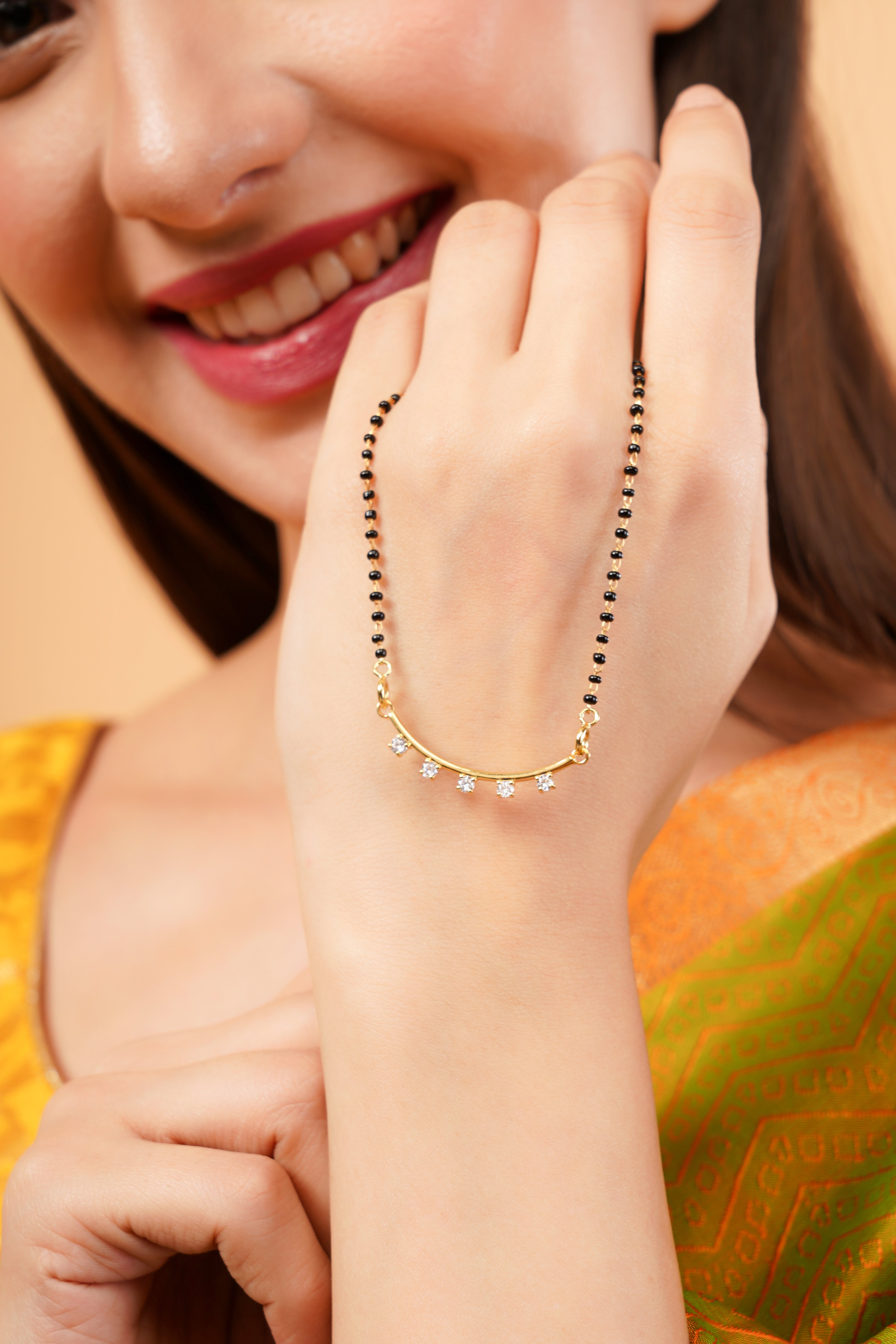 The Modern Arc Diamond Mangalsutra