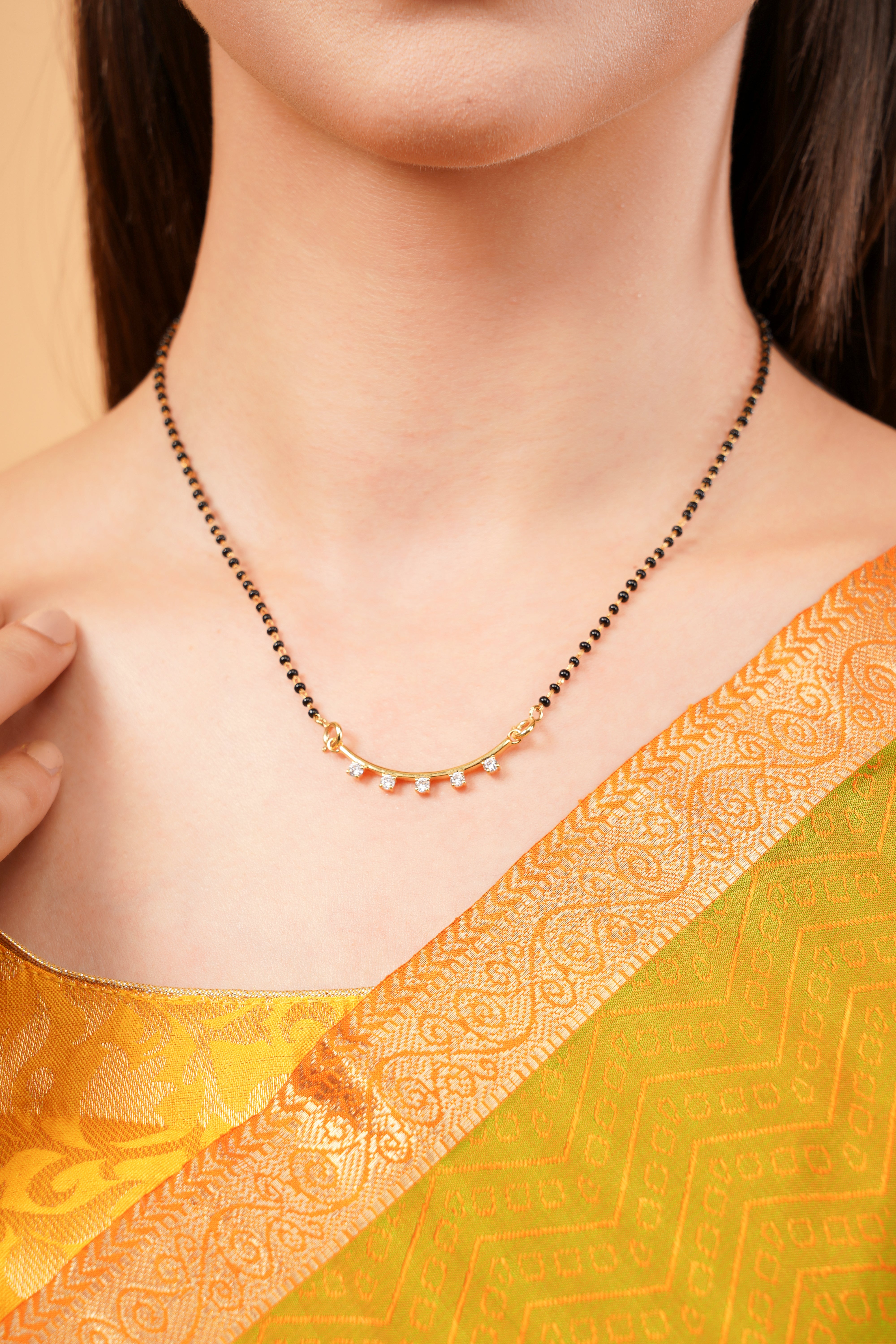 The Modern Arc Diamond Mangalsutra