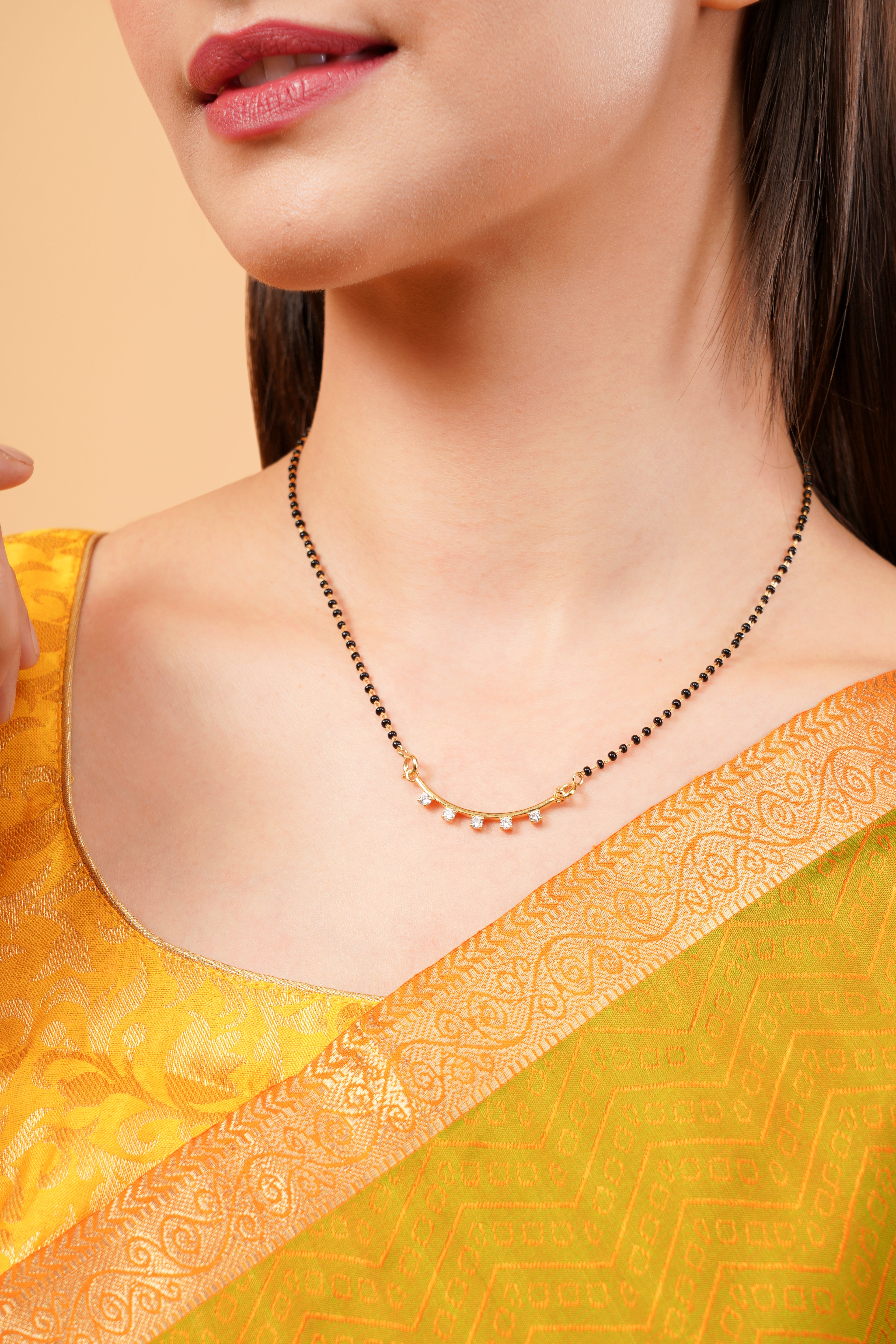 The Modern Arc Diamond Mangalsutra
