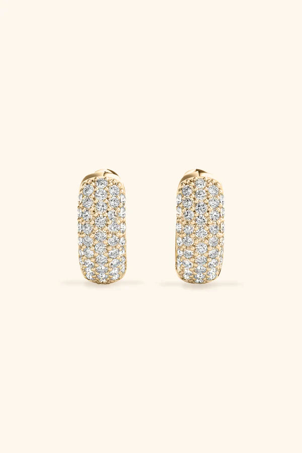 0.81Ct Orelia Pavé Huggies