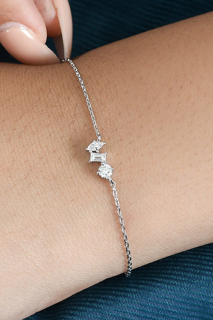 Valencia Three Stone Bracelet
