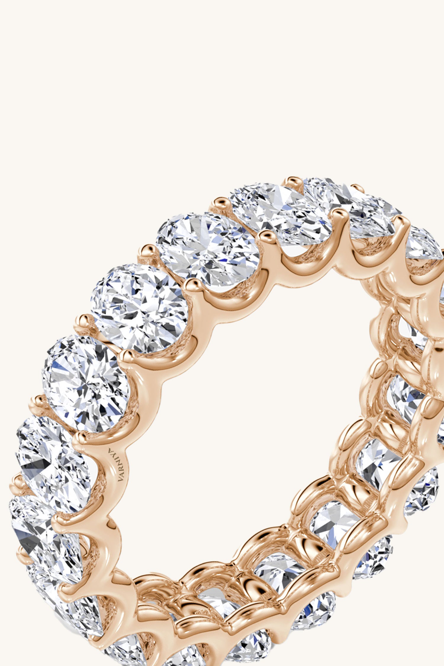 Celeste Oval Diamond Eternity Band