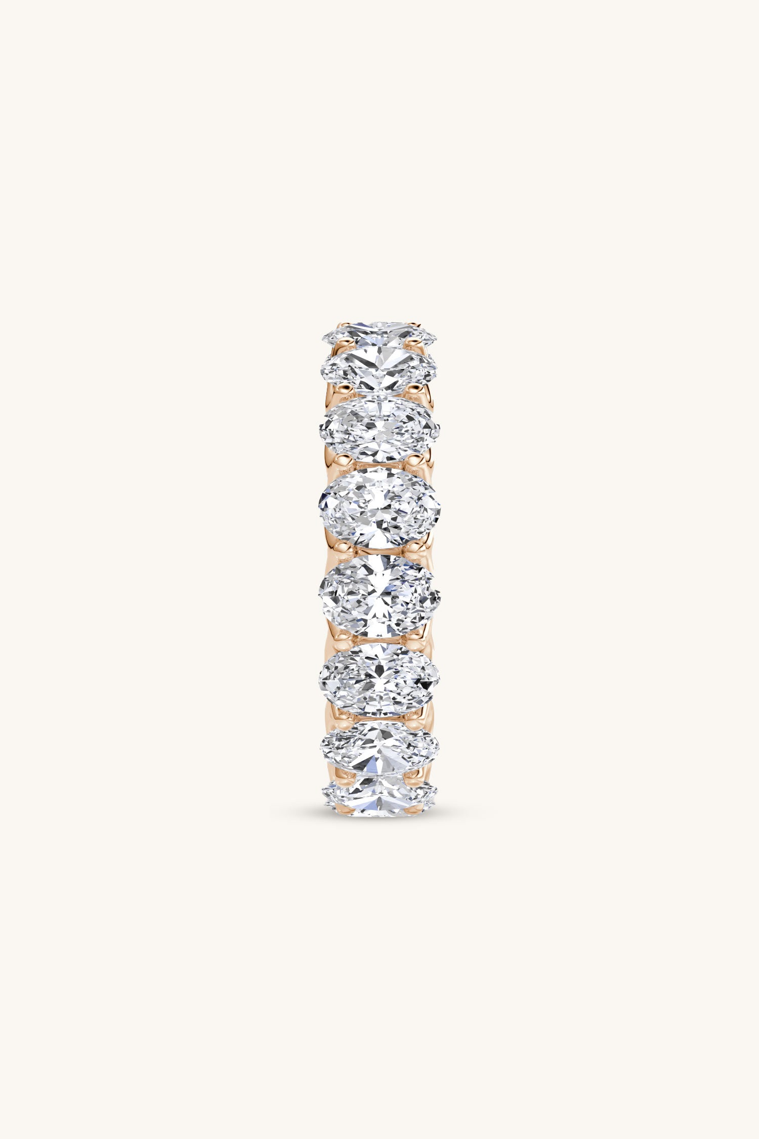 Celeste Oval Diamond Eternity Band