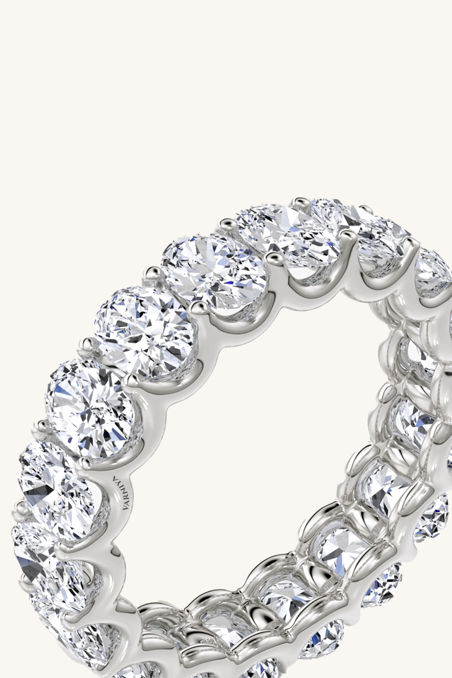 Celeste Oval Diamond Eternity Band